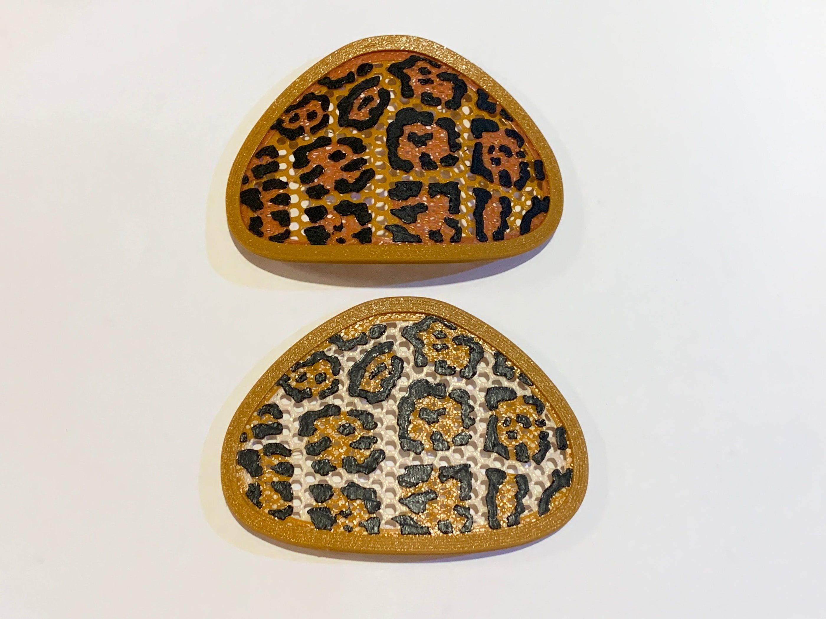 Panther pattern decoration for Flo mask