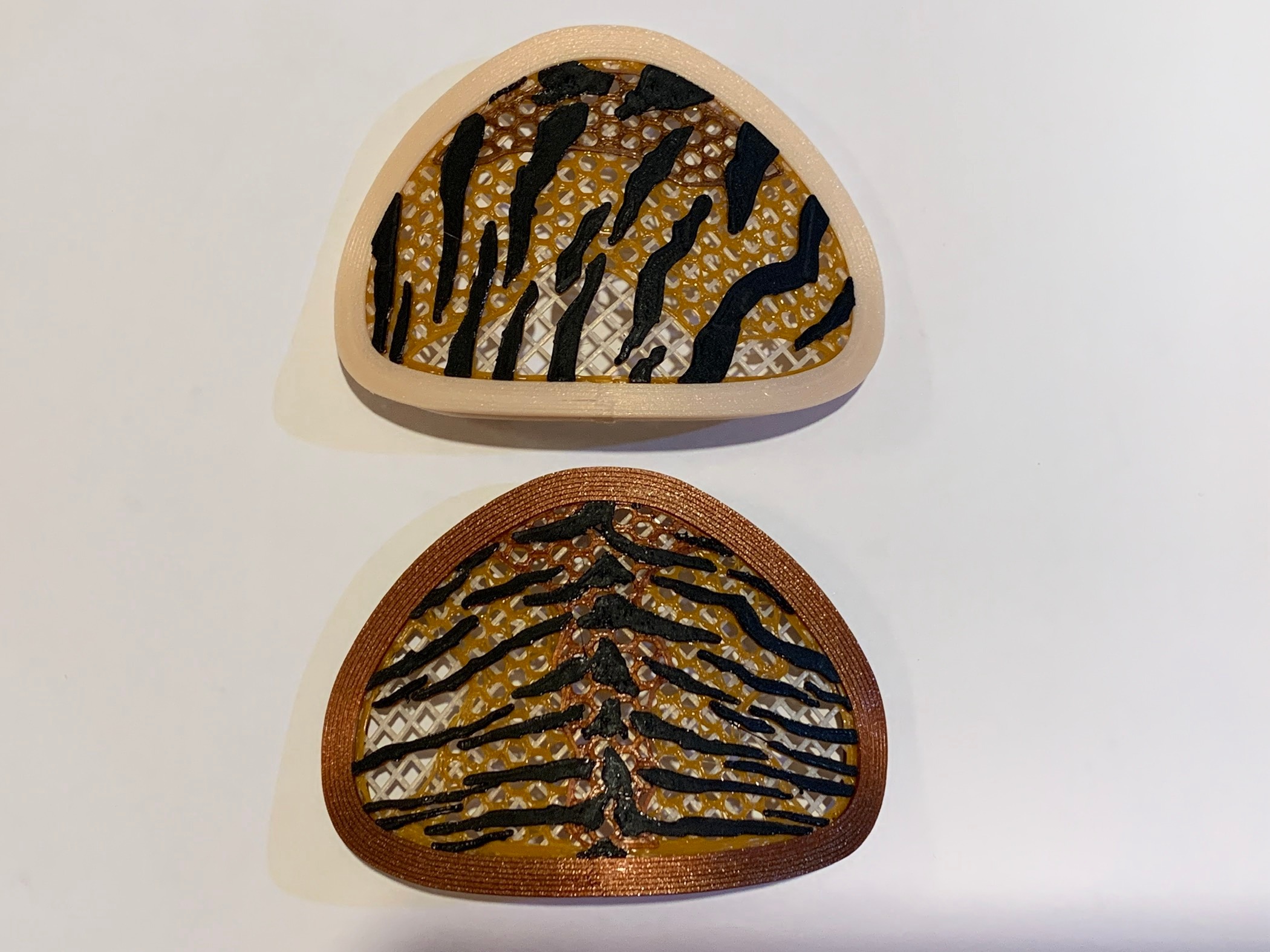Tiger decoration, Side view, Flo mask