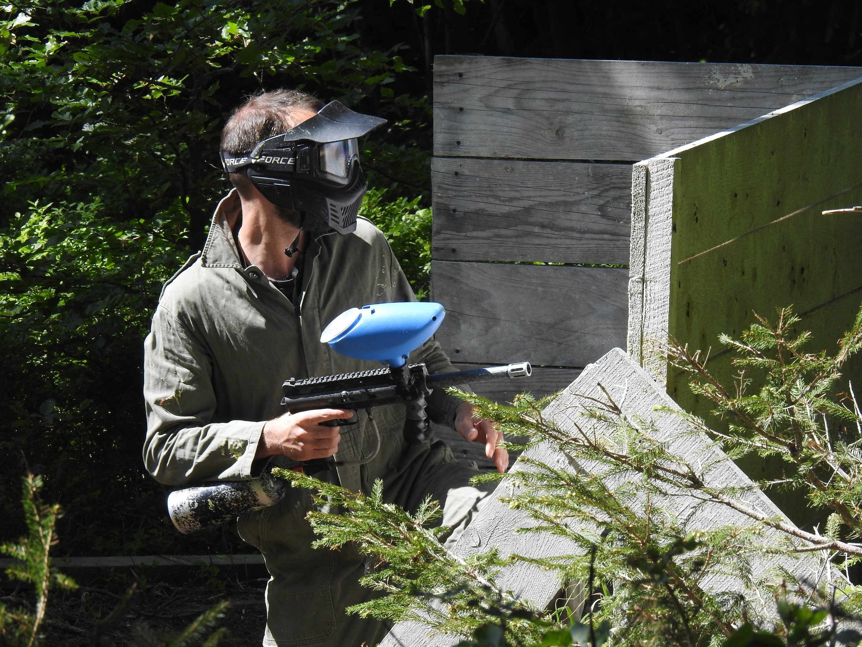 paintball, gra zespołowa, integracja, polana suche