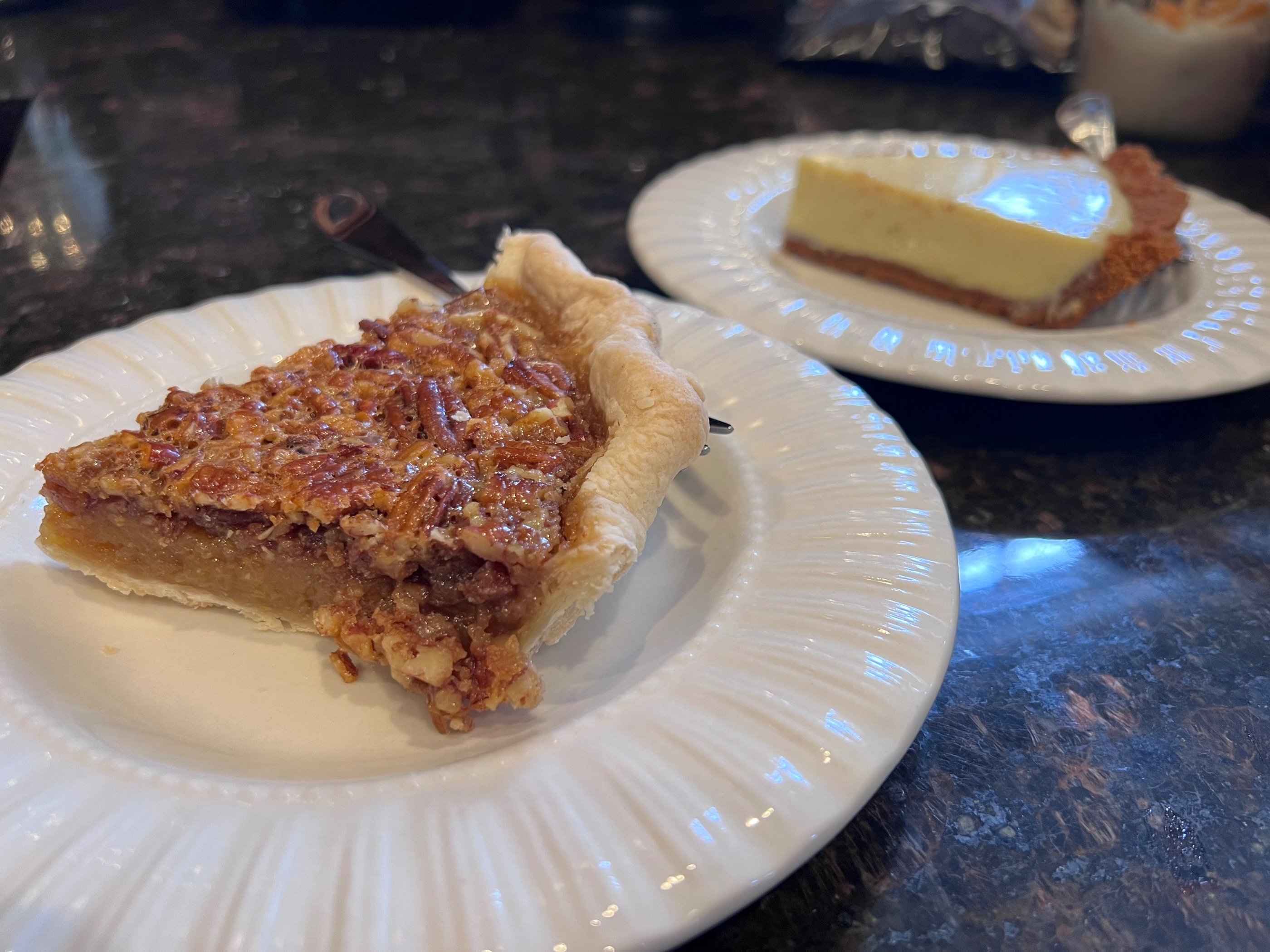 slice of pecan pie