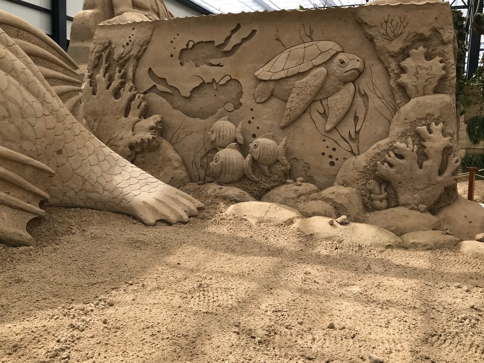 Sandskulpturenausstellung in Prora