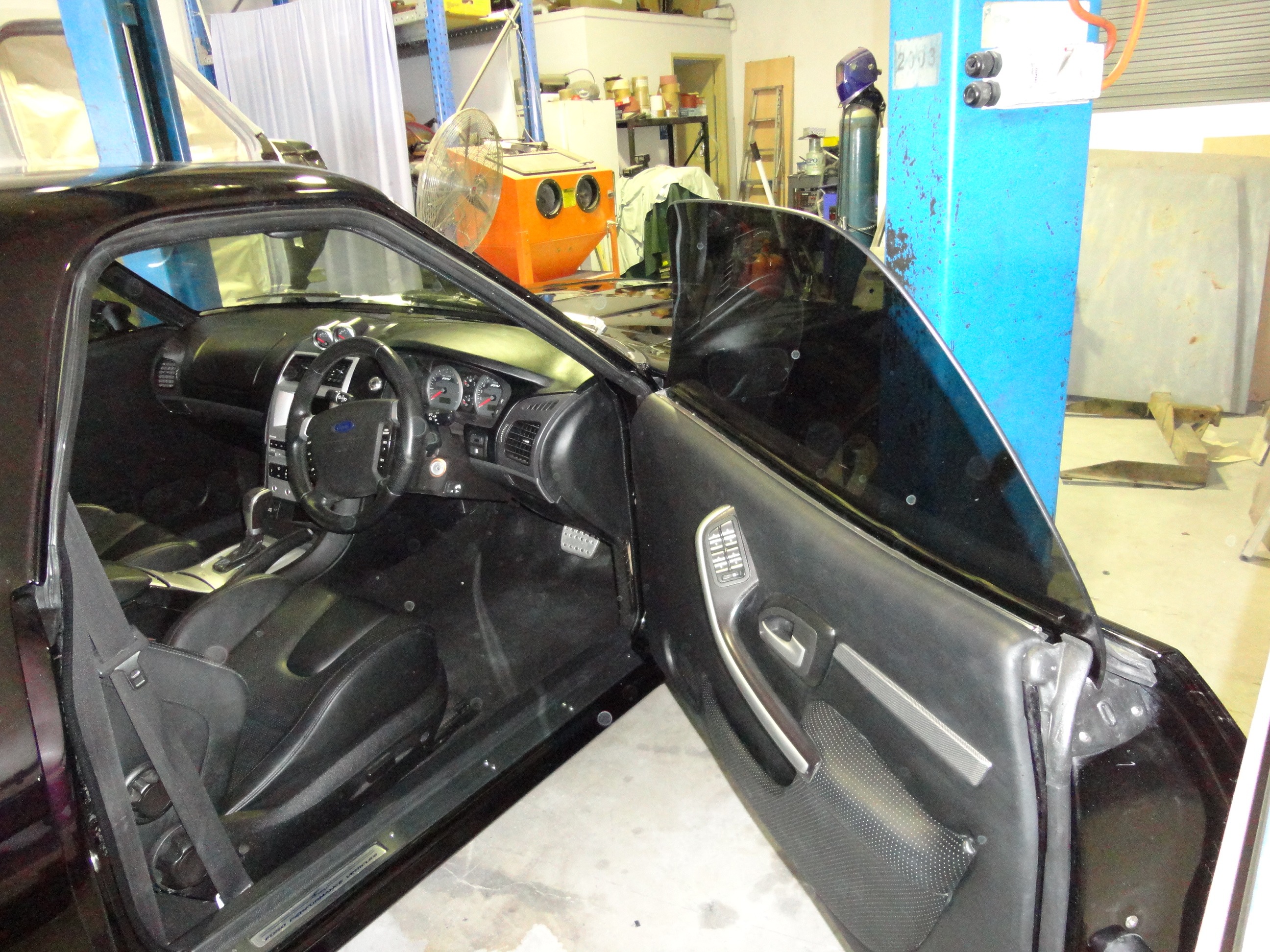 Classic car with late model dash conversion