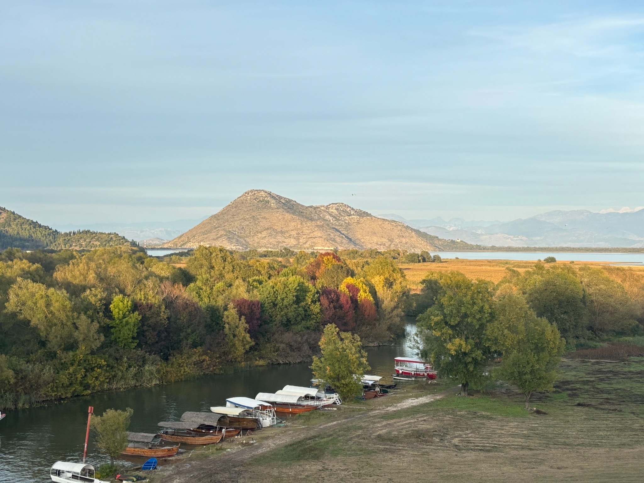 village of Virpazar in autumn colors