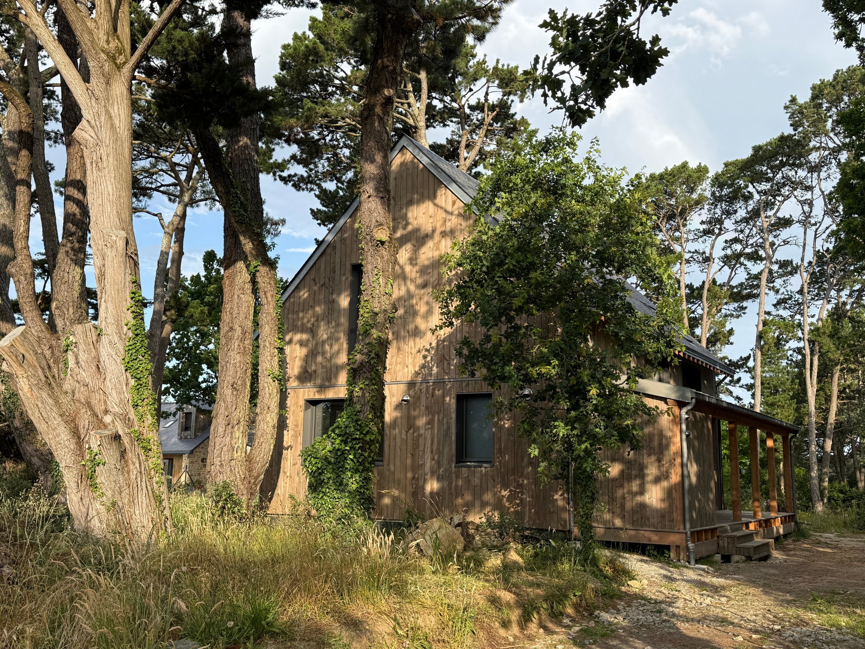 Maison ossature et bardage bois, Baden, Morbihan