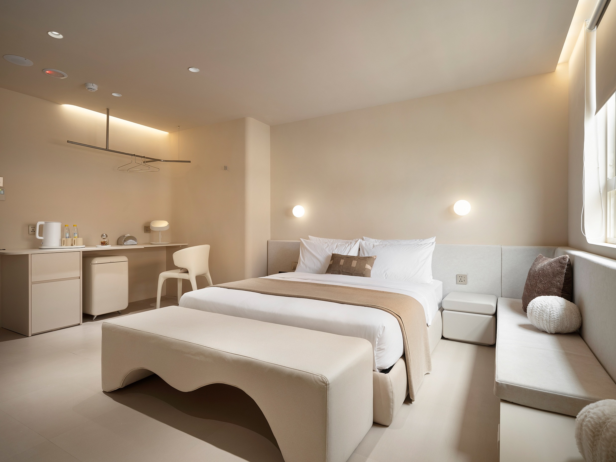 樂爾公寓高級雙人房附浴缸房型