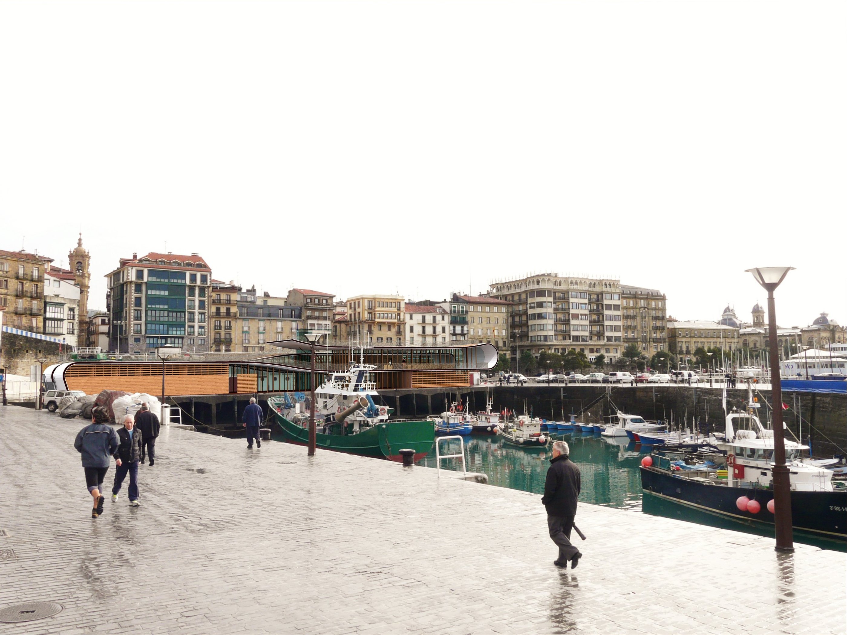 Proyecto Portaviones Puerto Donostia GURBAIN arquitectura