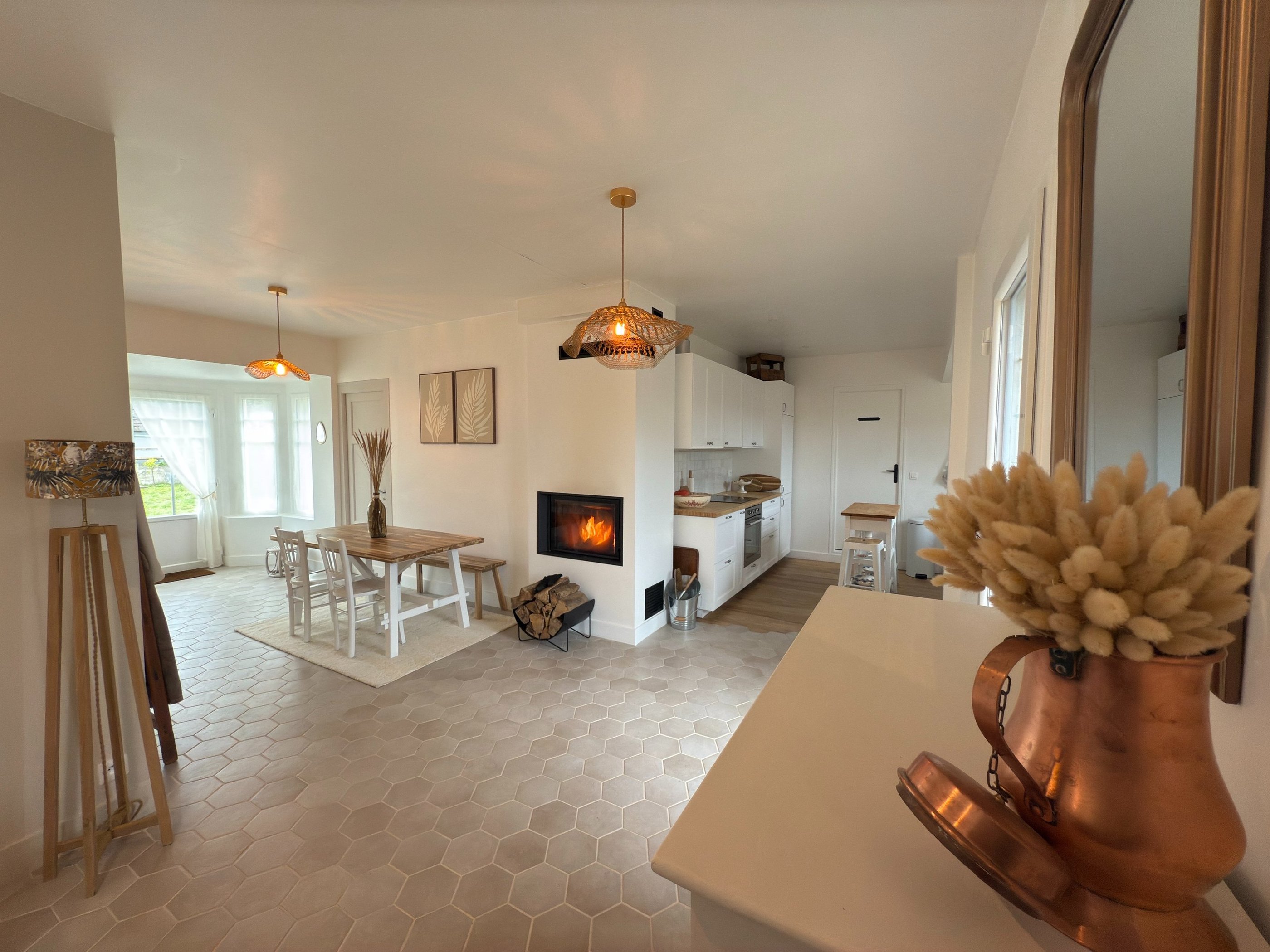 Piece principal maison les flots denneville plage