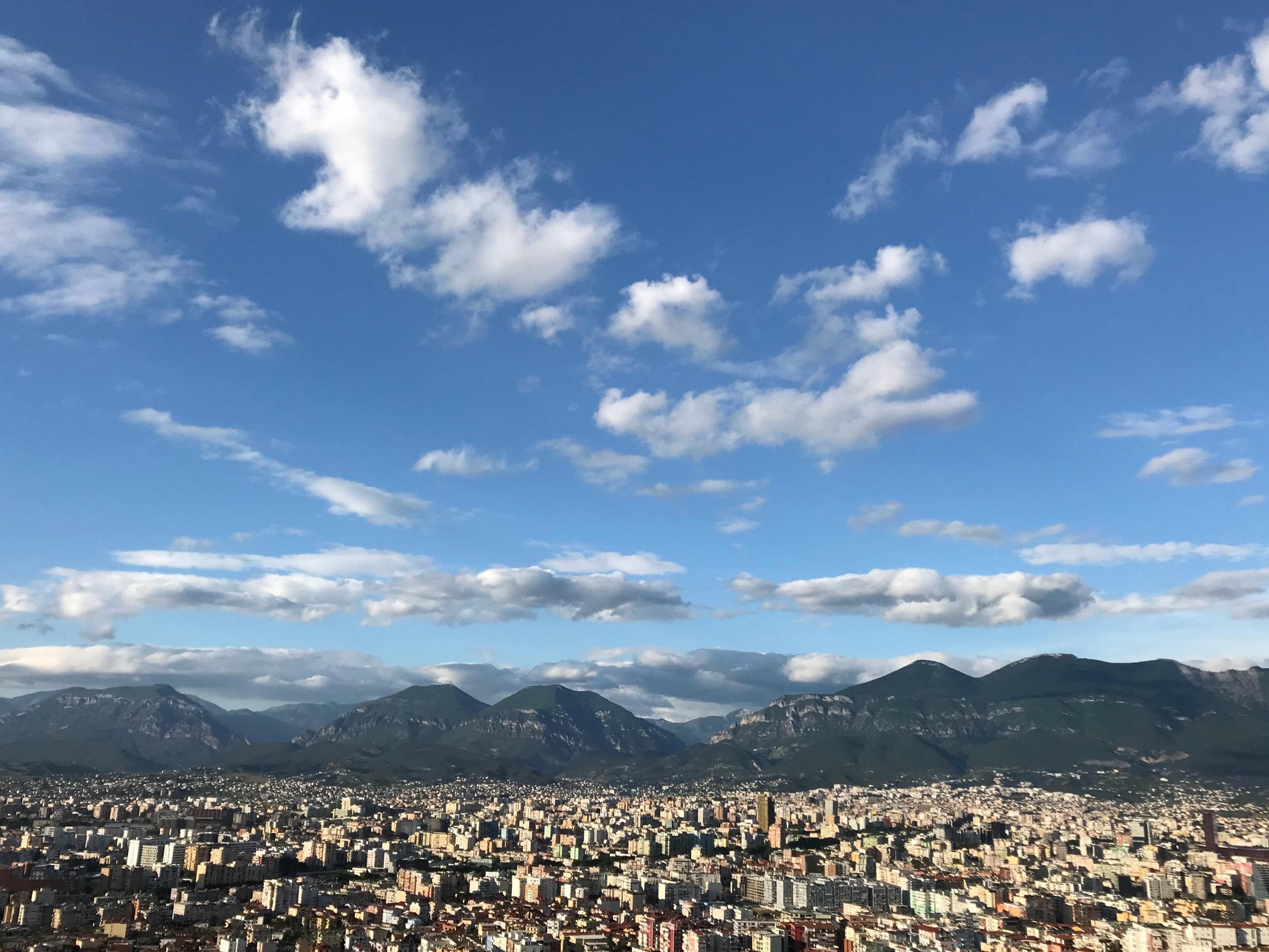 a view of Tirana City