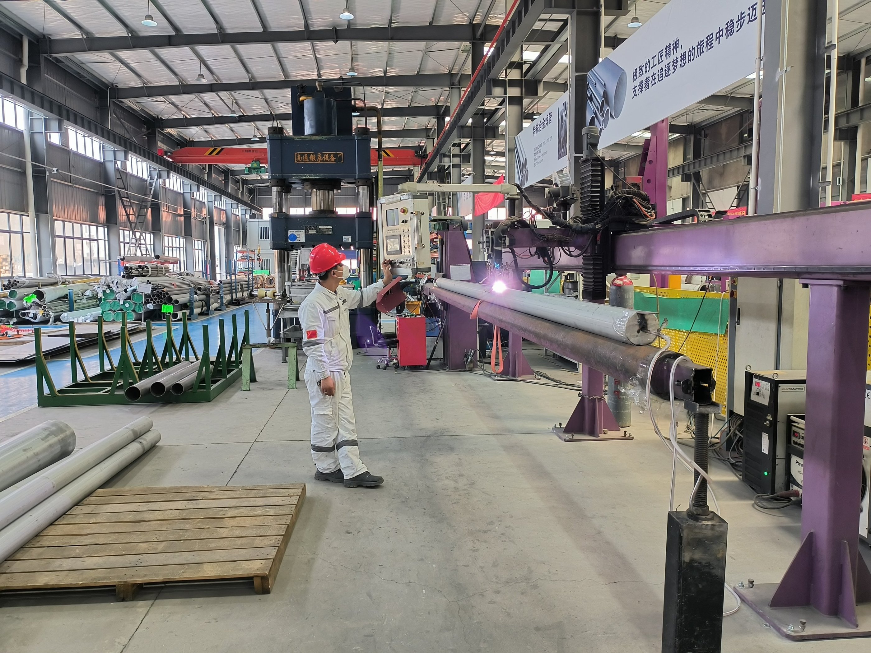 PMI PIPING High Quality Heavy Wall Welded Pipe Production (2)