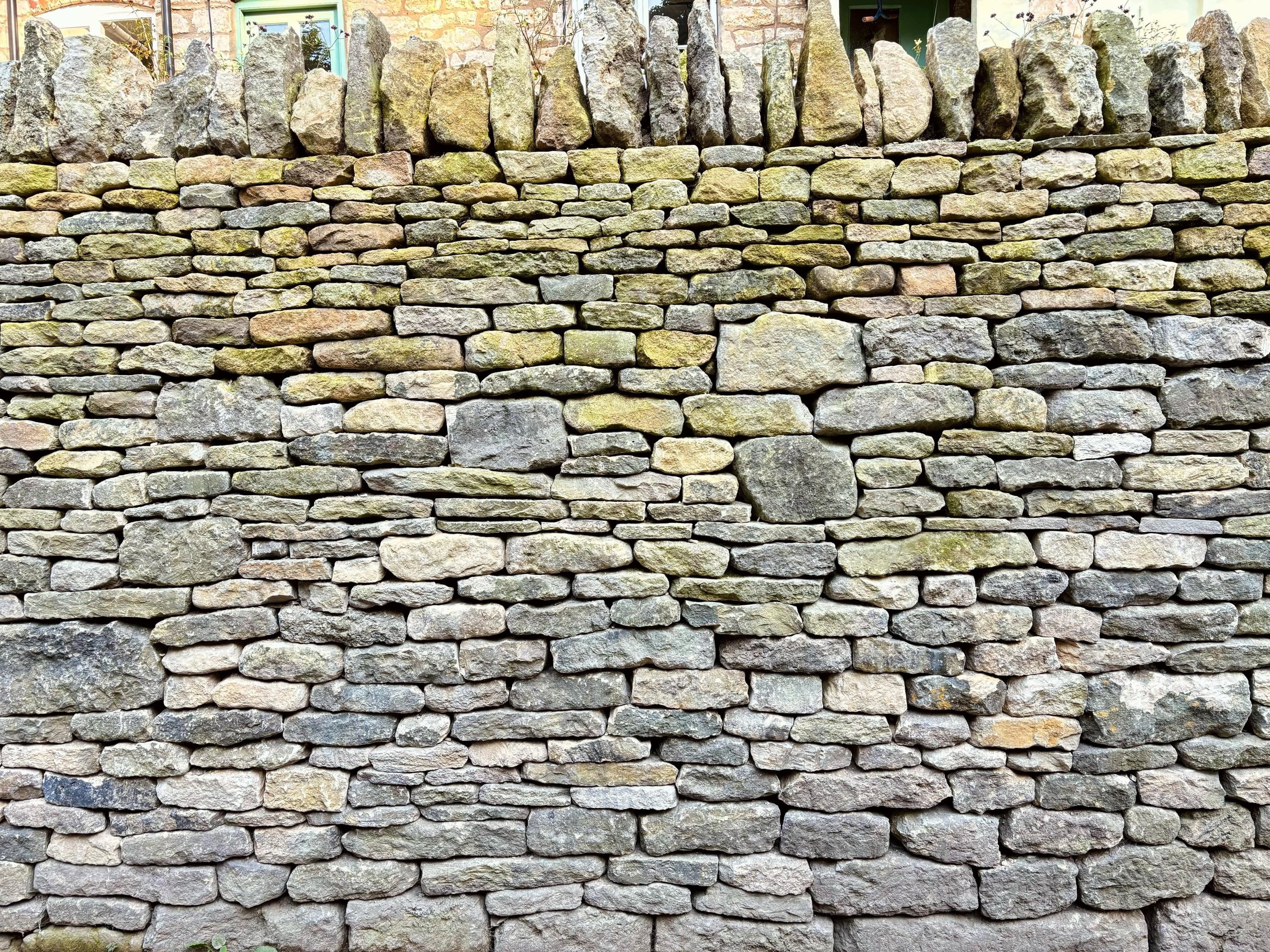 Dry stone wall