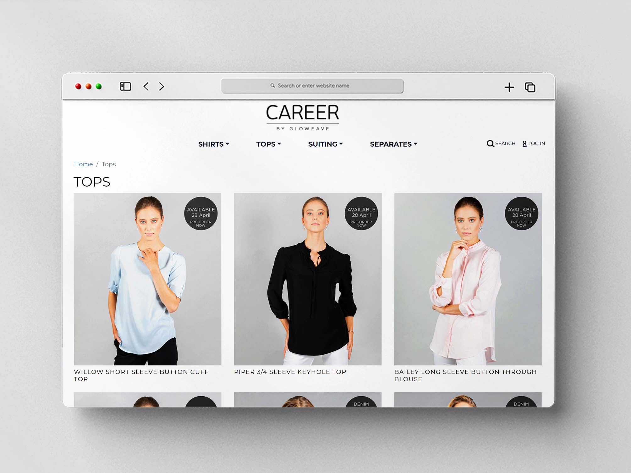 Category Page - Career by Gloweave Website (Gloweave)