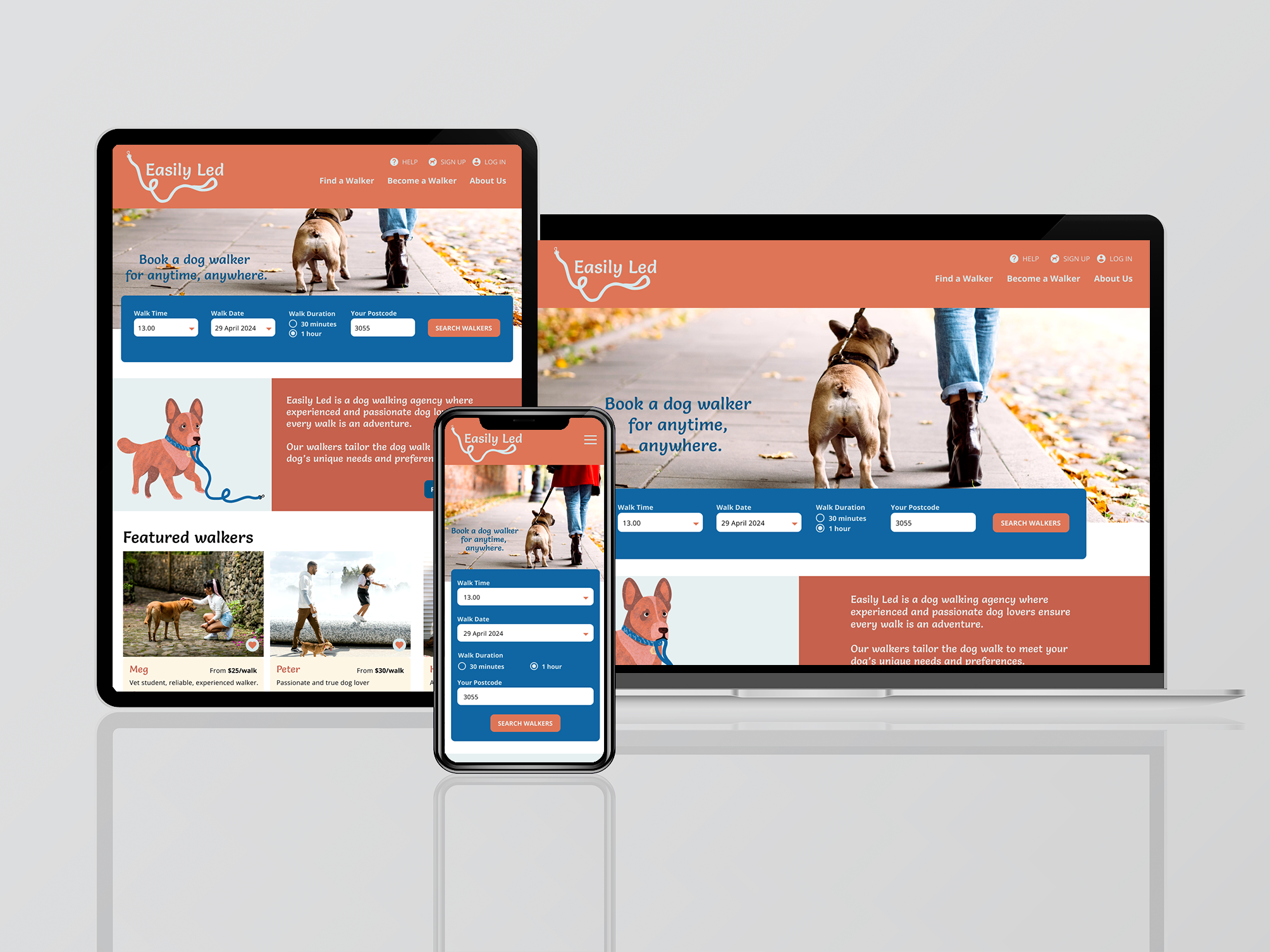 Easily Led responsive web design