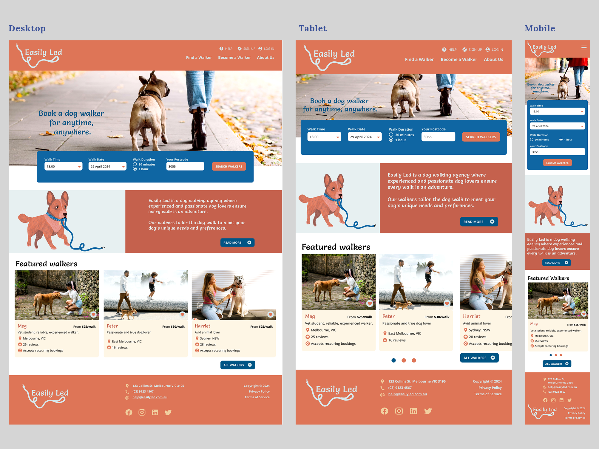 Easily Led responsive design