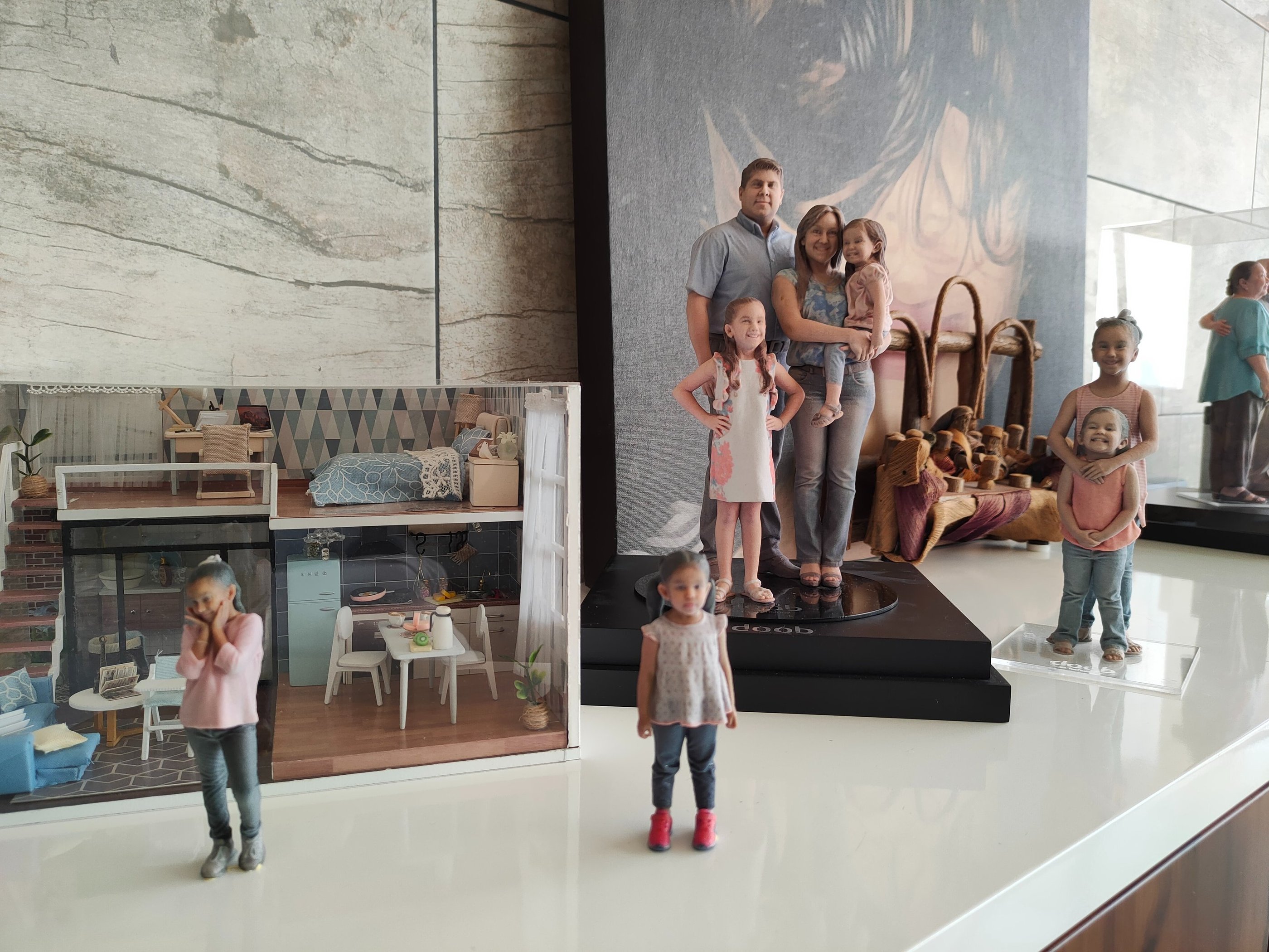 familia impresa en 3d