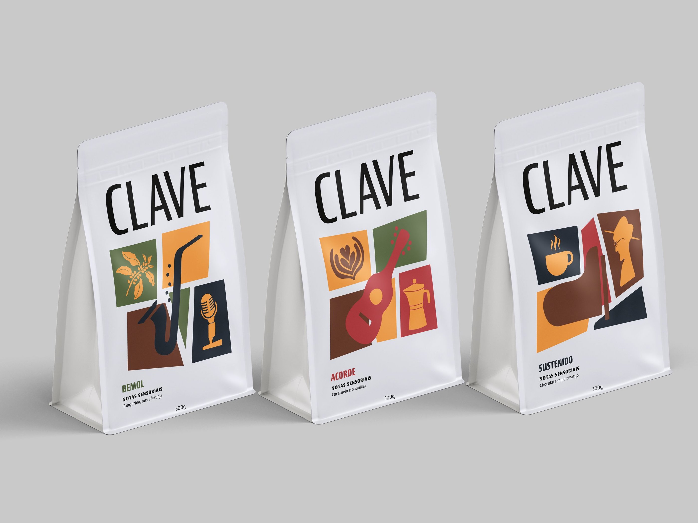 clave cafés @nemachadodesign identidade visual cafeteria