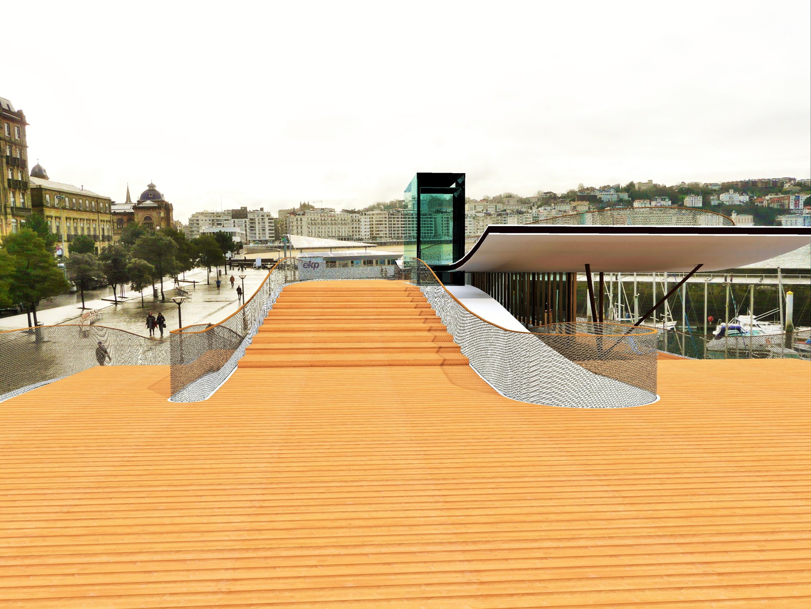 Proyecto Portaviones Puerto Donostia GURBAIN arquitectura