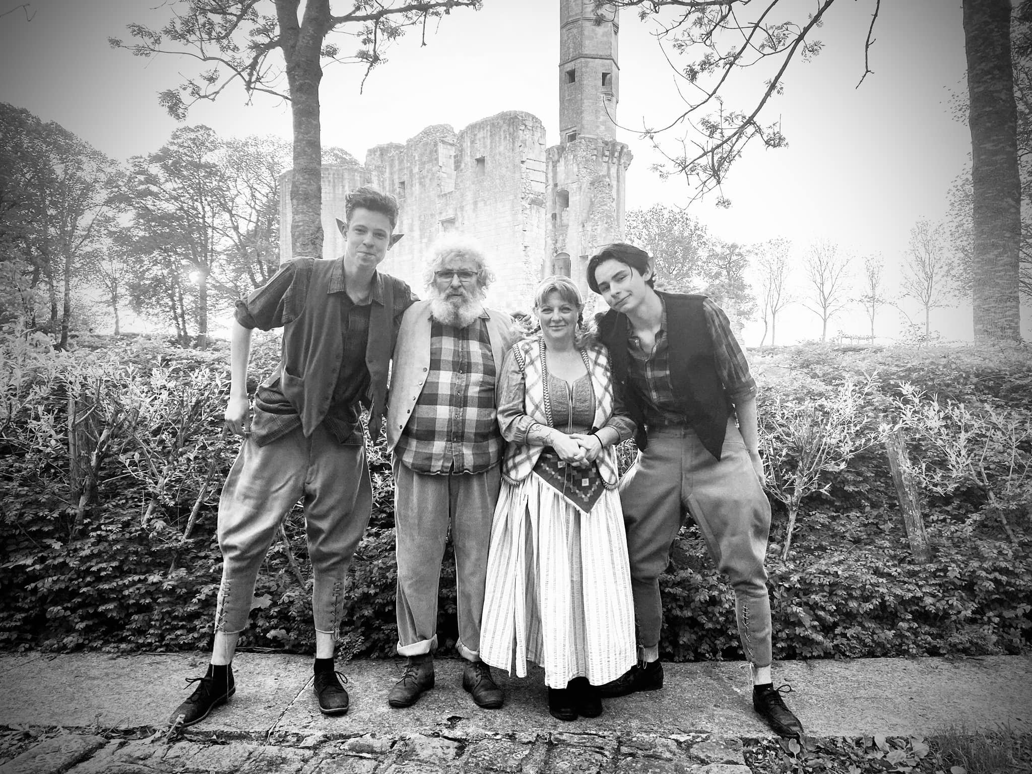 Esteban Descamps, Jean-Pierre Lefebvre, Angélique Longuepée et Mika Cauvin