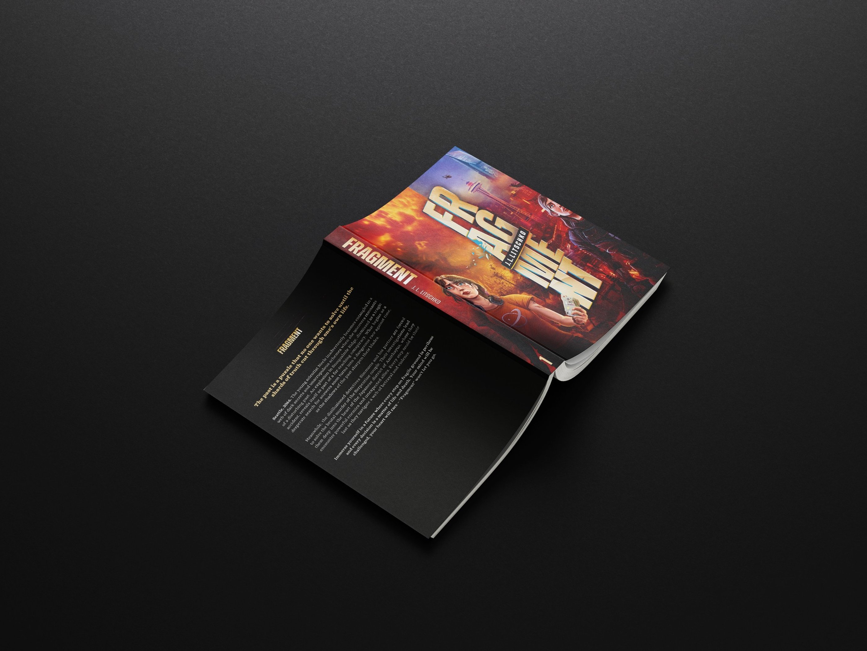 a book with a bookmarked book cover