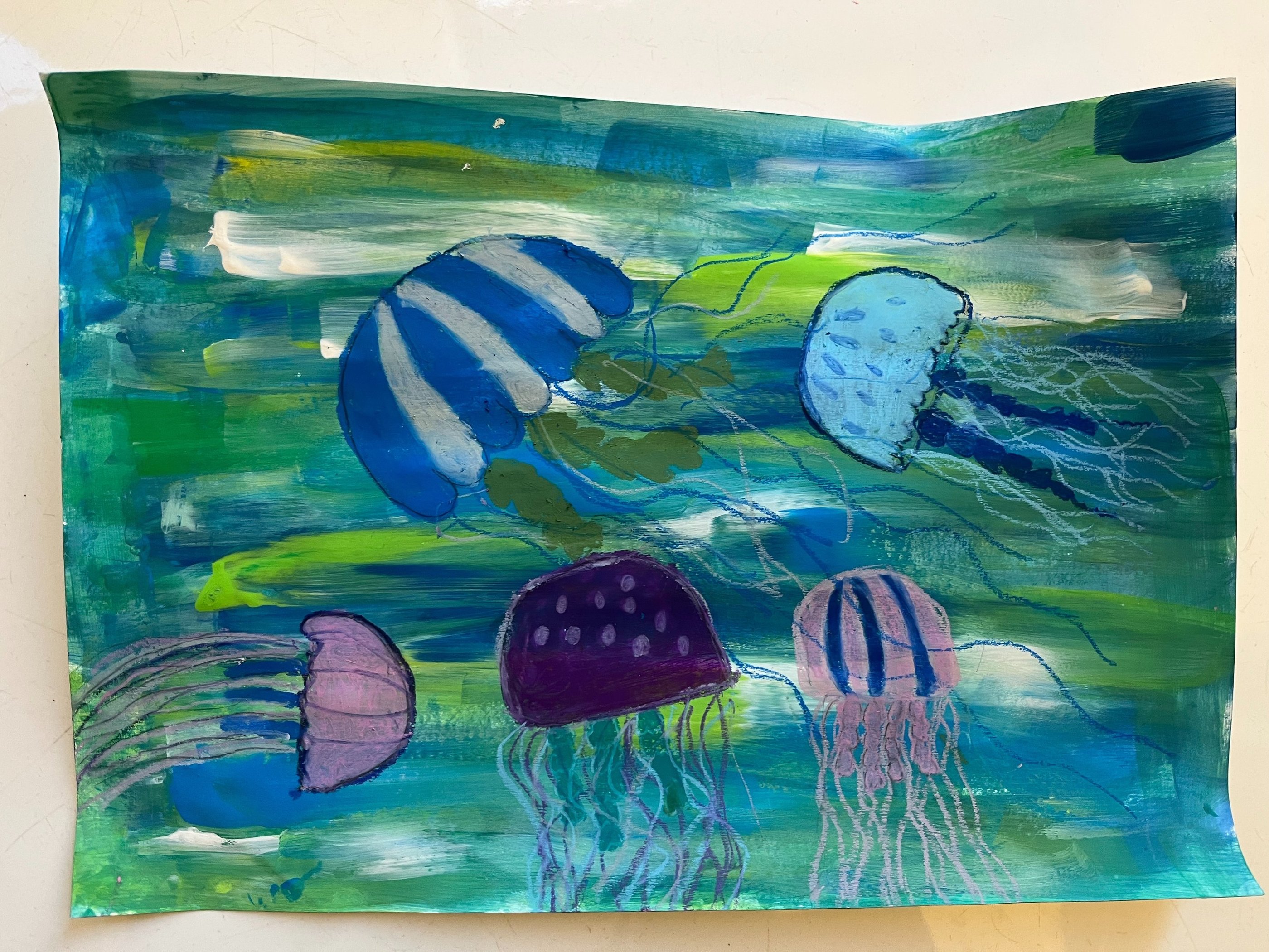 kids drawing class in English Turin small group