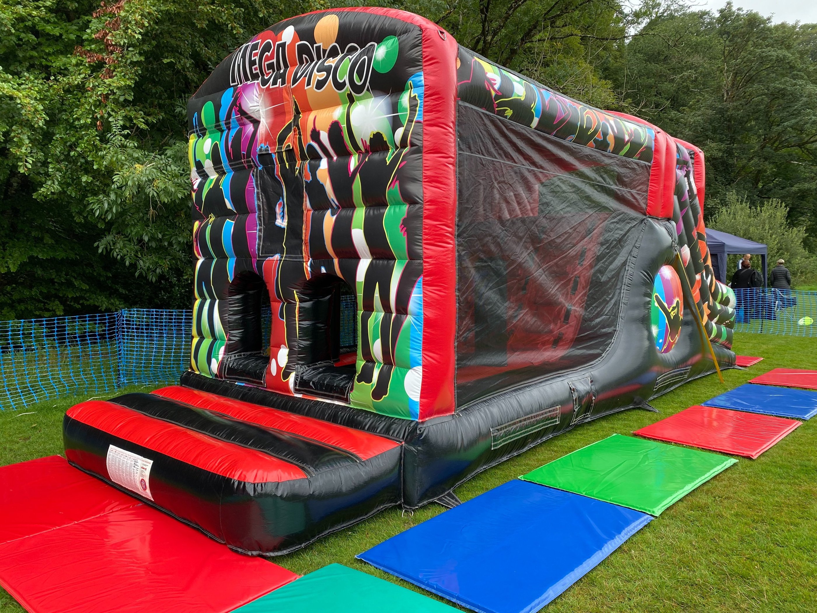 Adult Bouncy Castle Hire Plymouth - Disco Fun Run