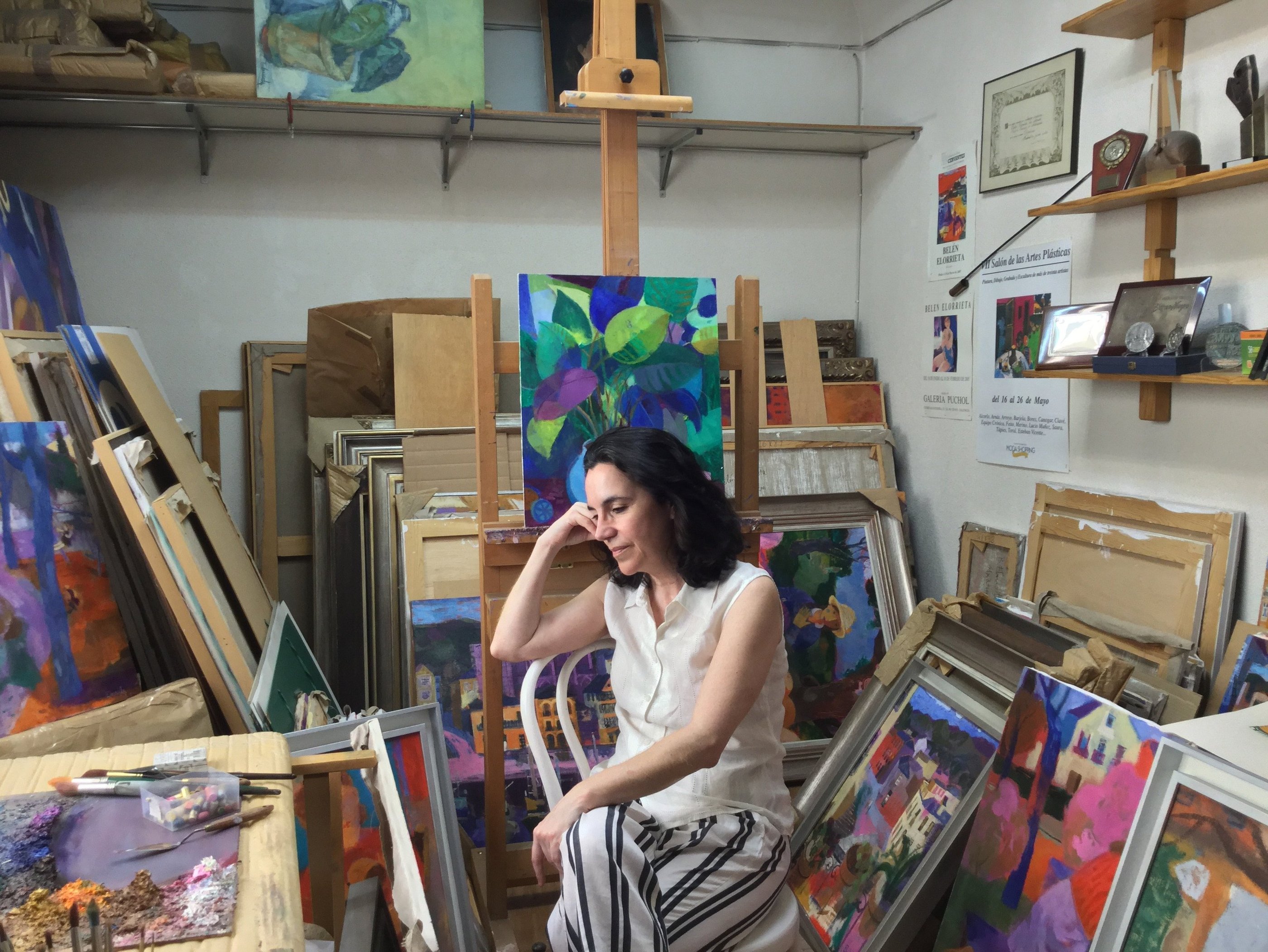 Belen Elorrieta Artista estudio biografia sobre mi