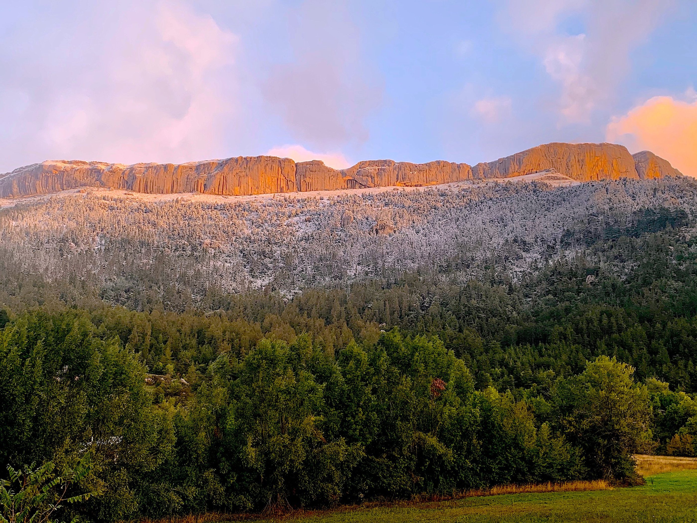 falaise de céüse hiver
