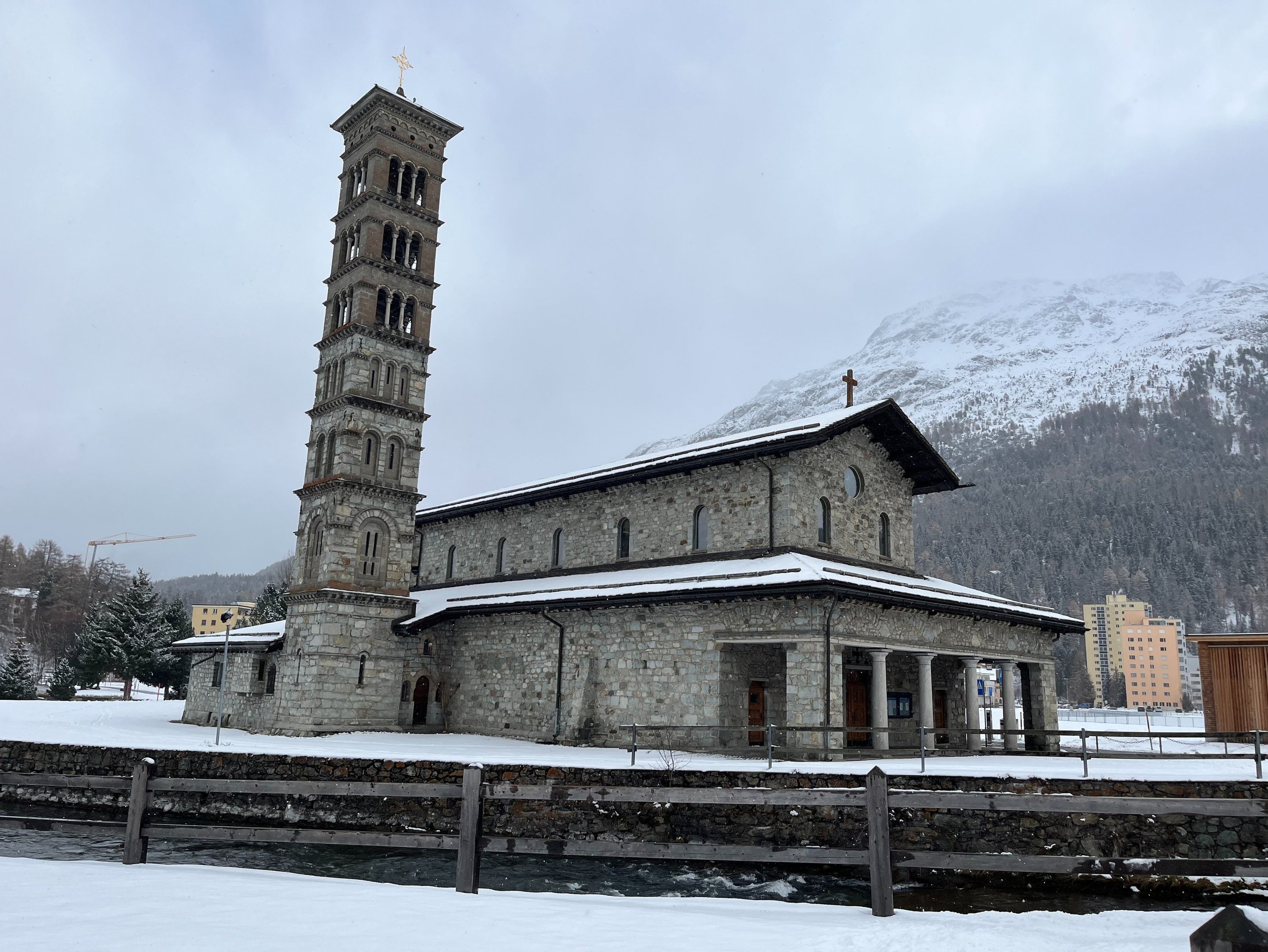 St. Karl Borromaus Church in St. Moritz-Bad Switzerland