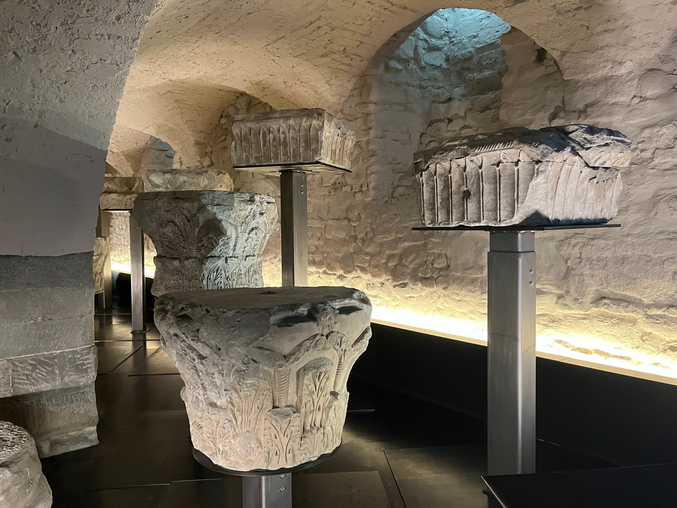 The cellar of the Abbey of St. Gall in St. Gallen Switzerland