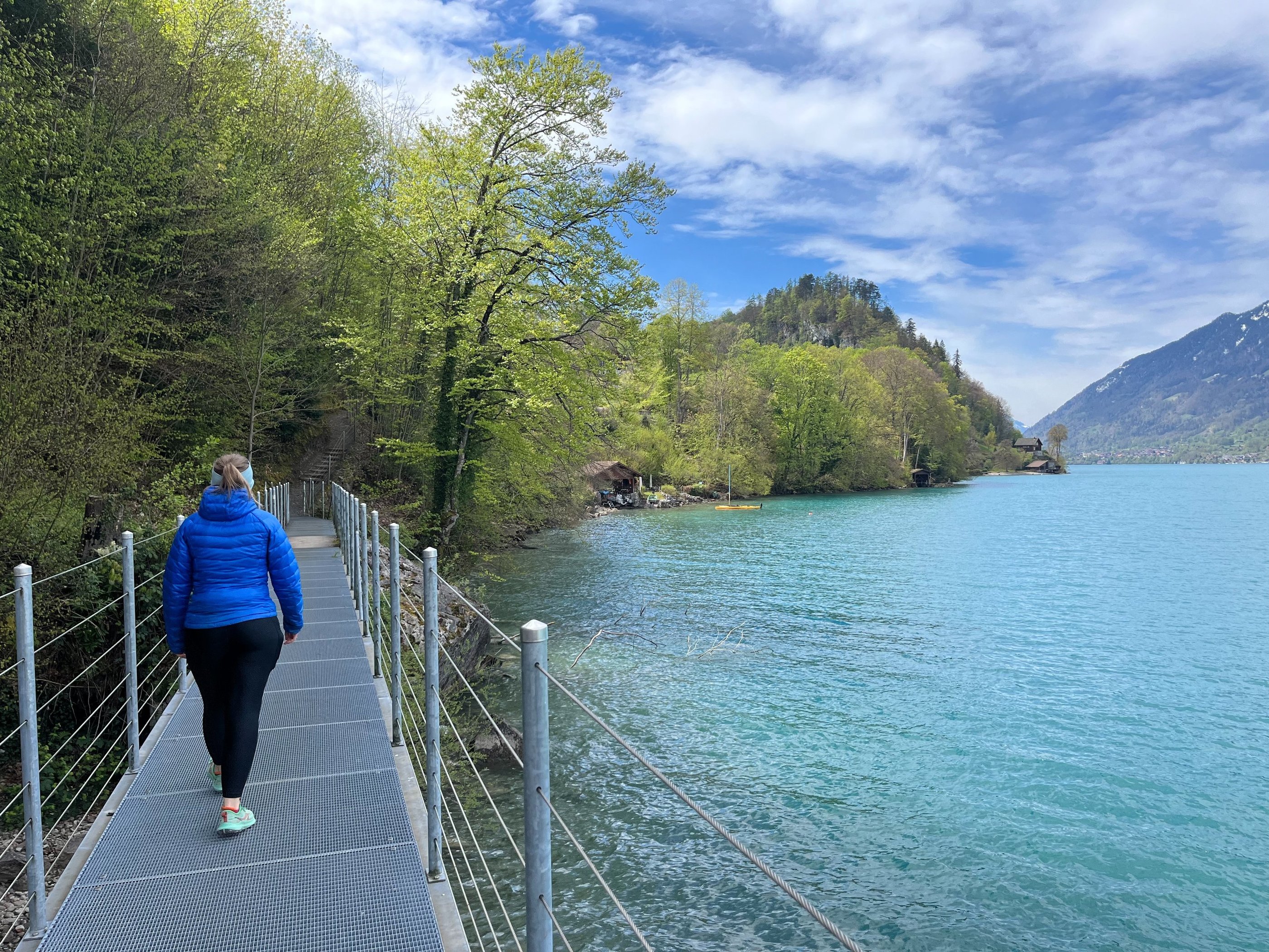 Views of Lake Brienz from just outside Iseltwald