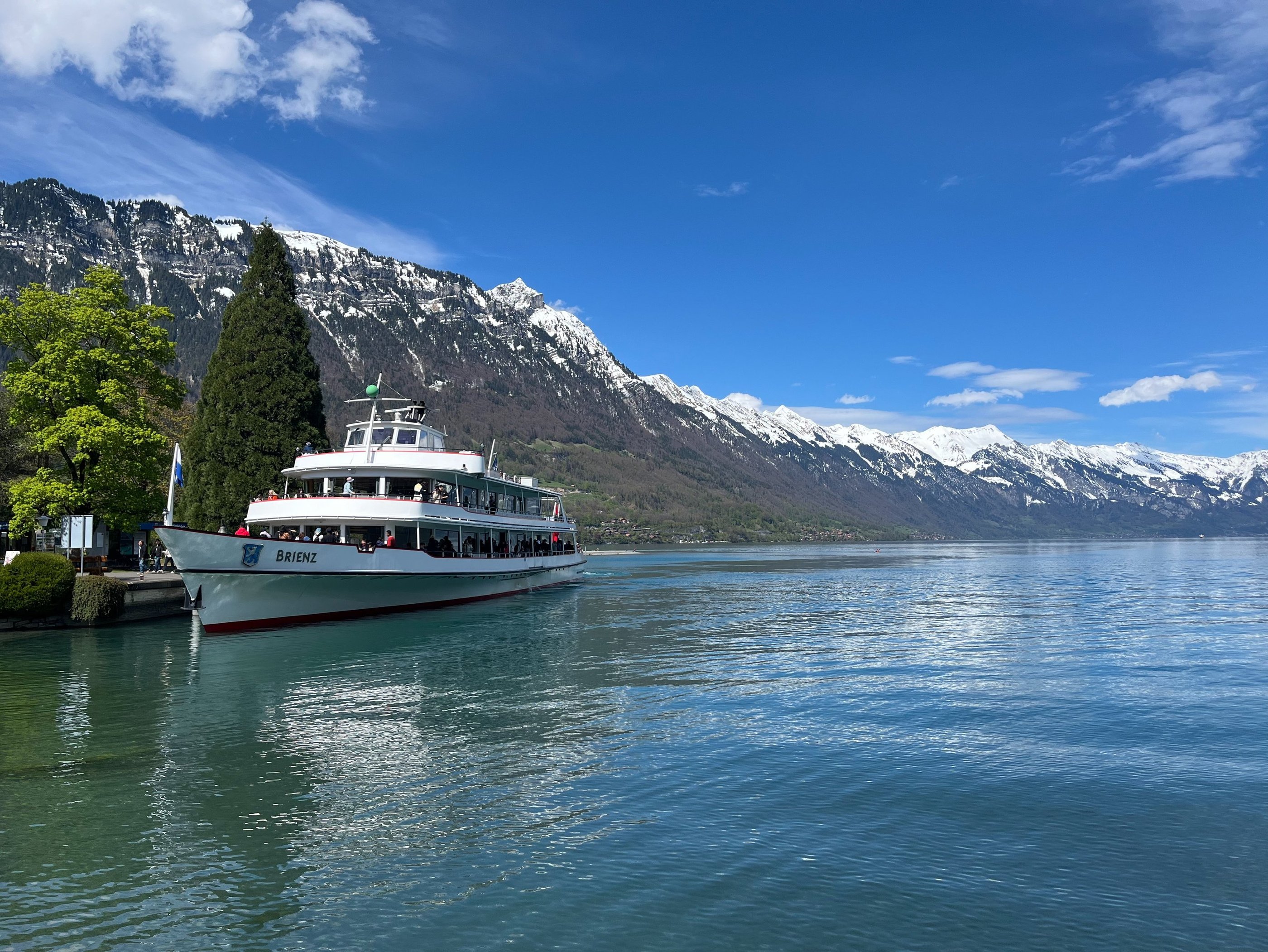 MV Brienz on Lake Brienz in Bönigen Switzerland