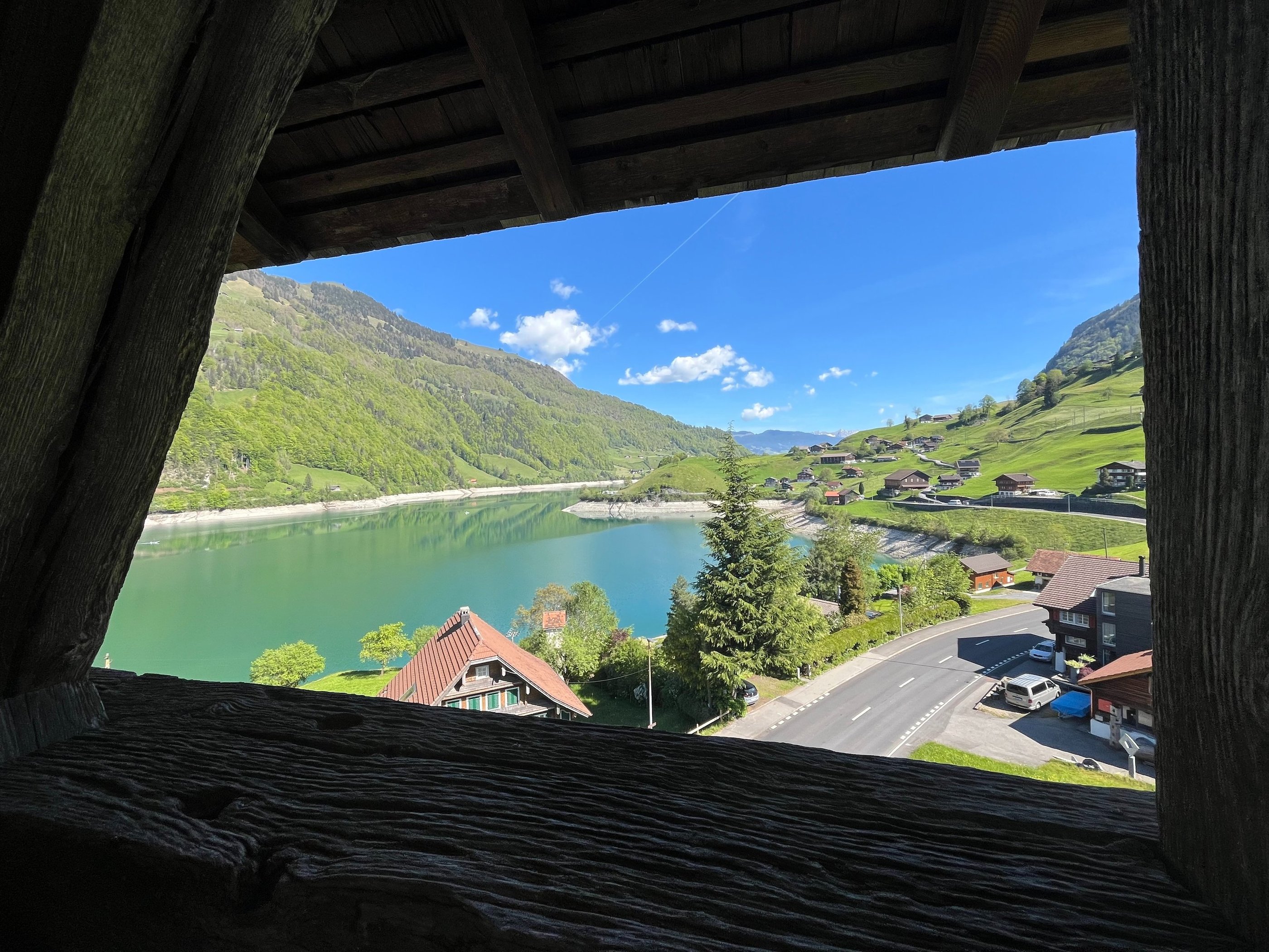 View from the old Lungern Church tower