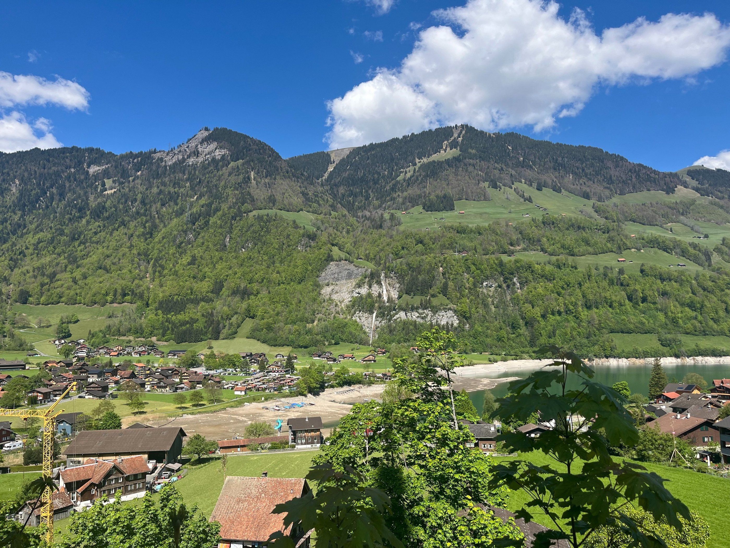 View from near the Luzern to Interlaken Express line in Lungern