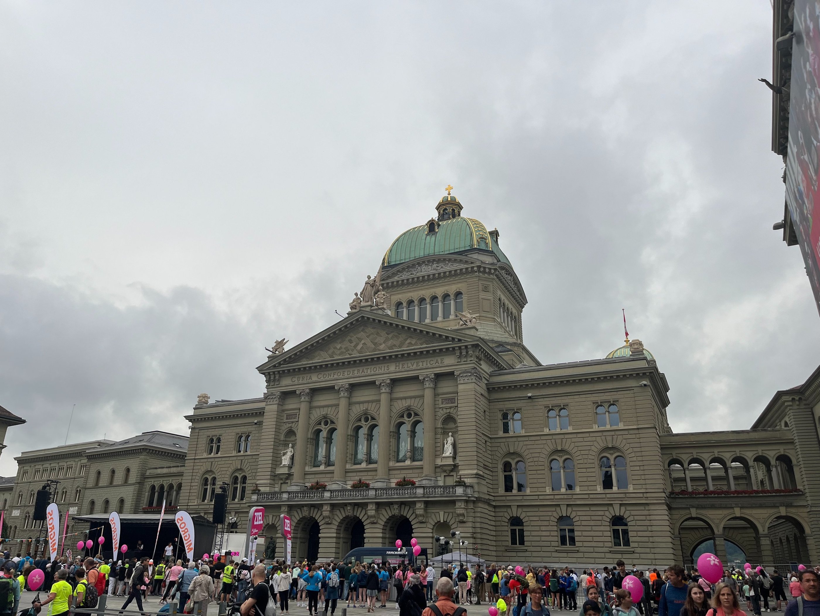 Swiss parliament building in Bern