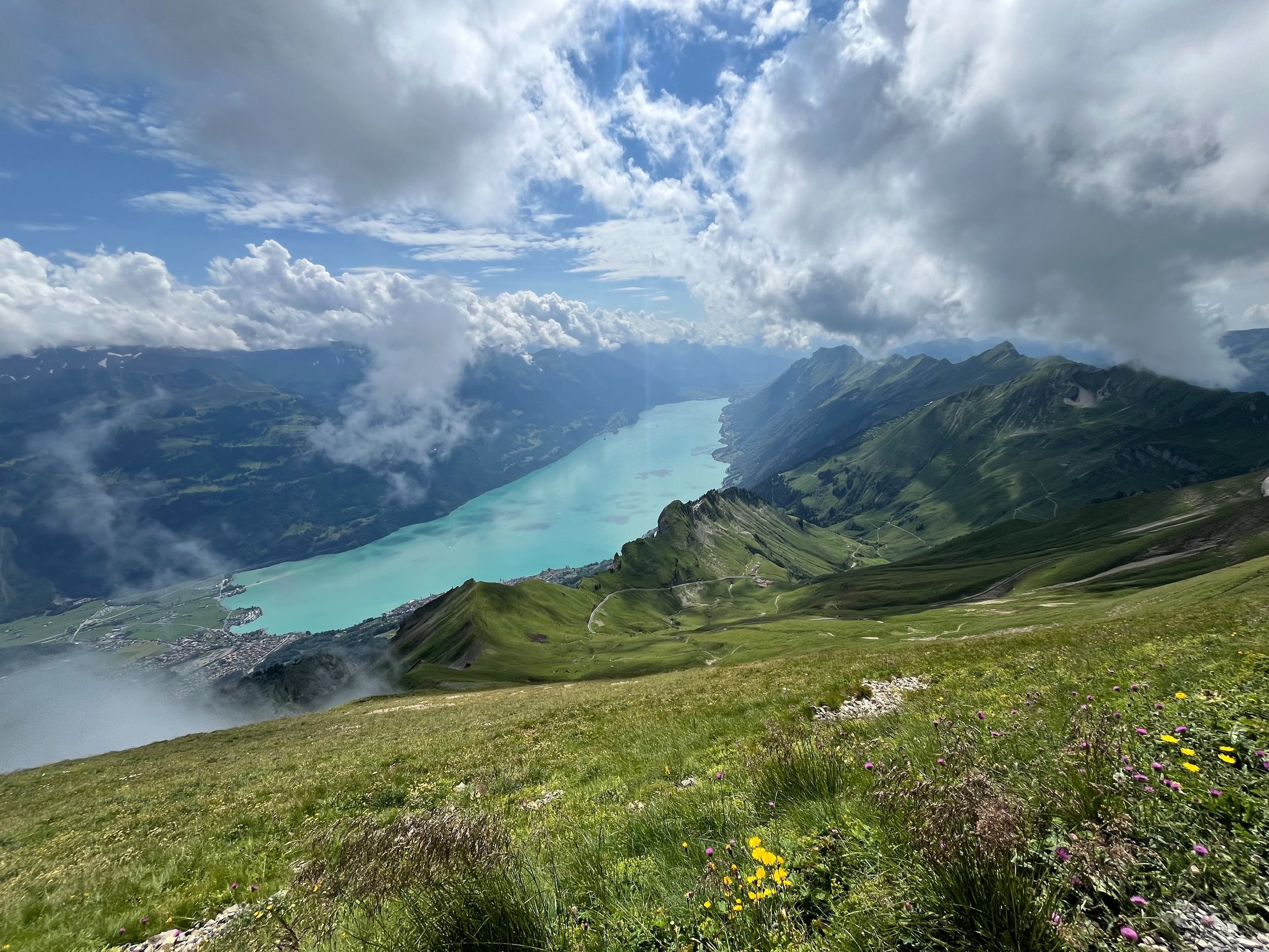 Lake Brienz from the Brienzer Rothorn Bahn