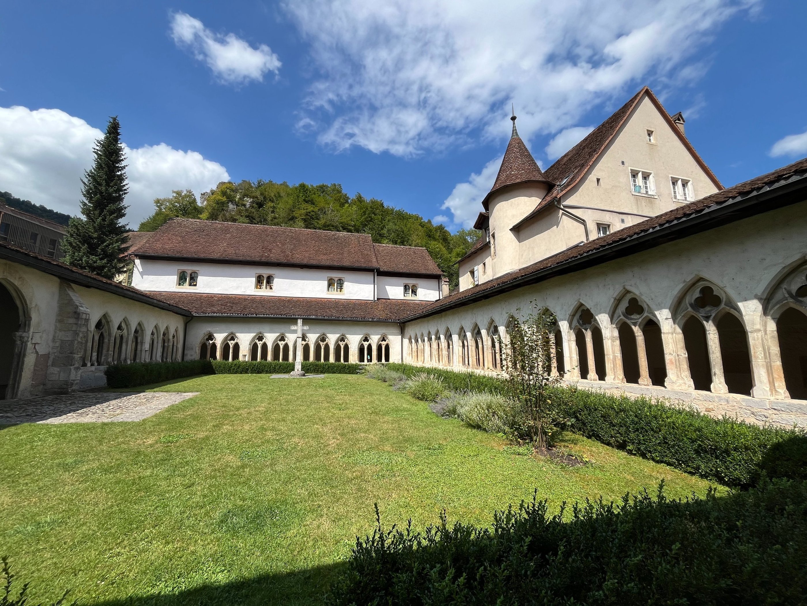 Cloister of the Abbey Church in St. Ursanne