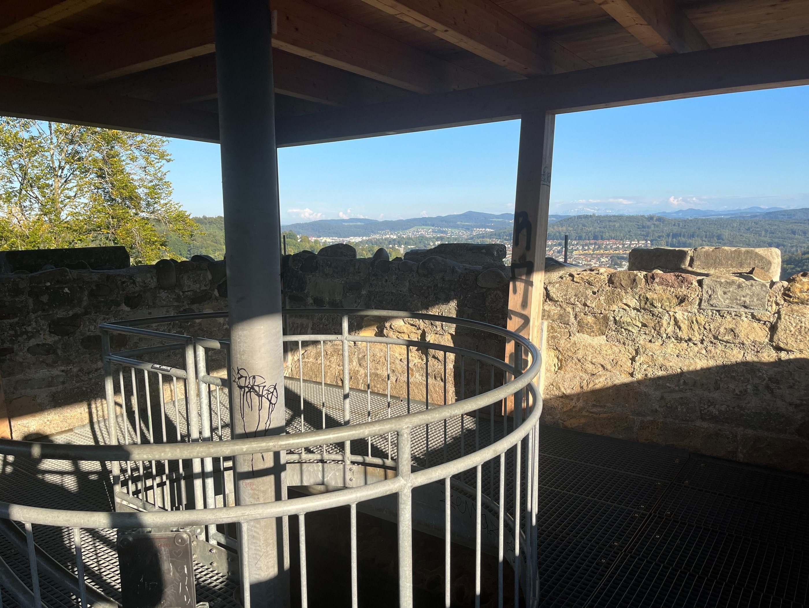The top of the Alt Wülflingen viewing platform