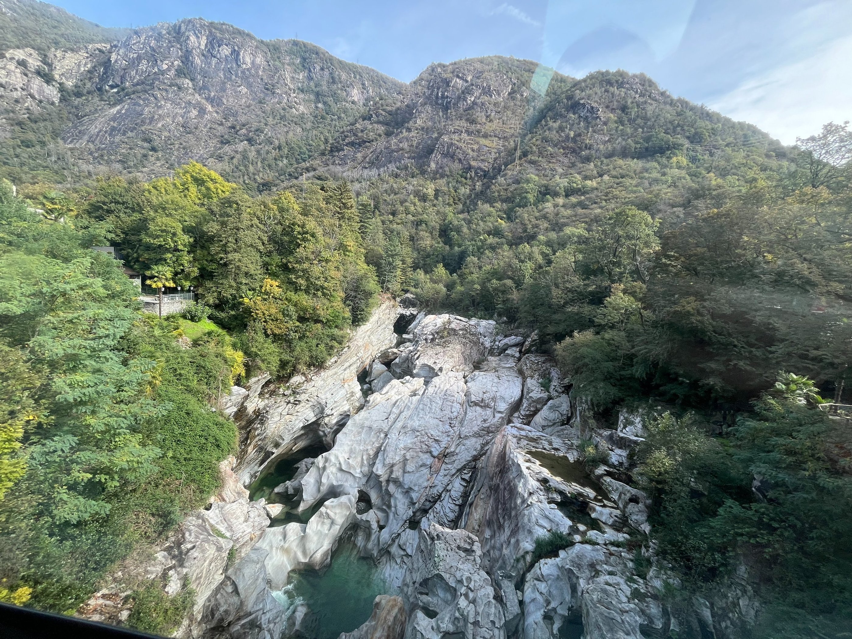 The Maggia River outside of Locarno