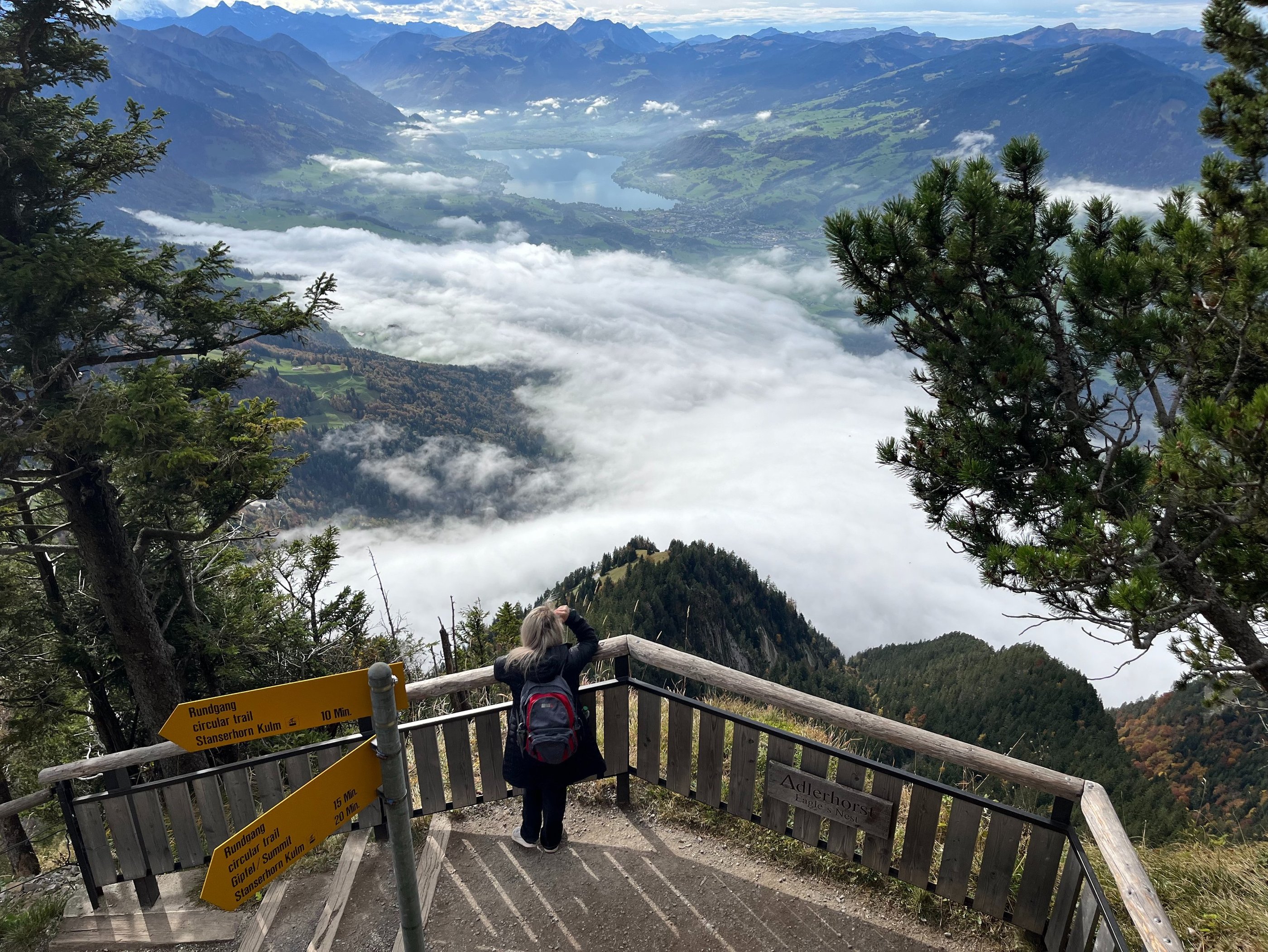 Views over Obwalden from Stanserhorn