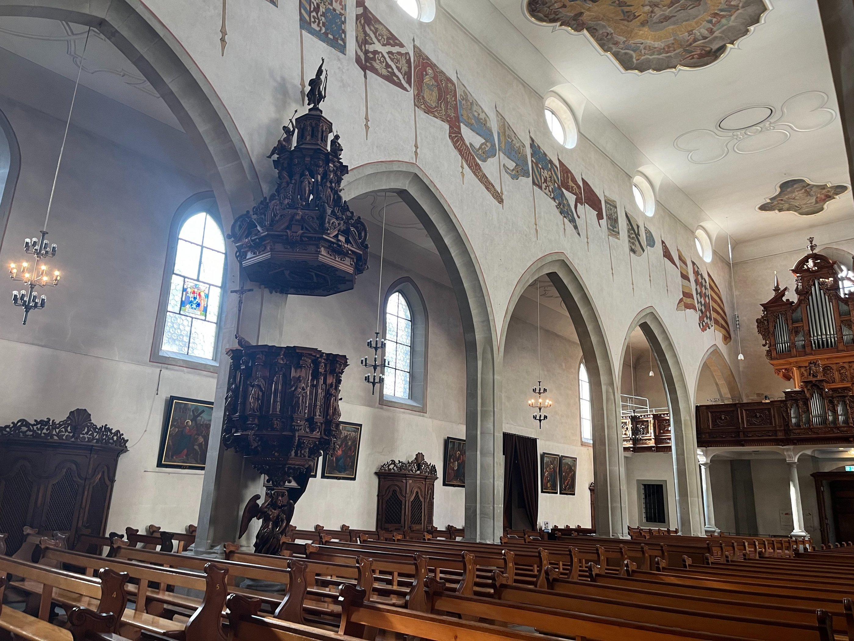 The interior of Franziskanerkirche