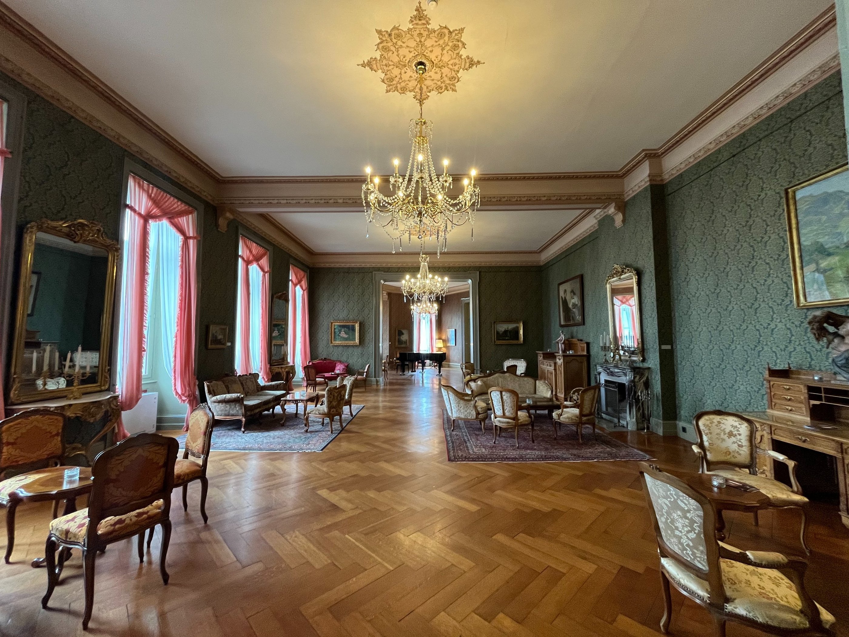 Inside the Grandhotel Giessbach