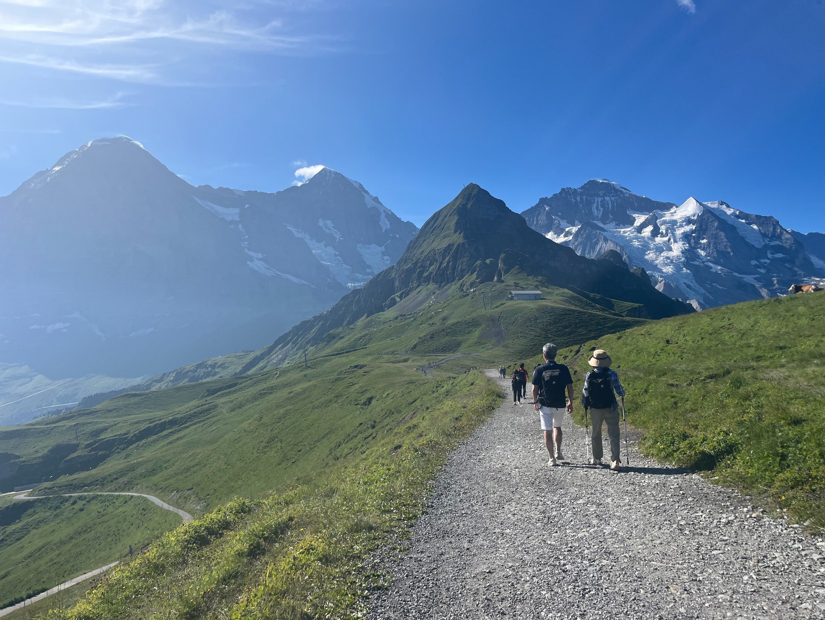 The Panoramaweg from Männlichen to Kleine Scheidegg