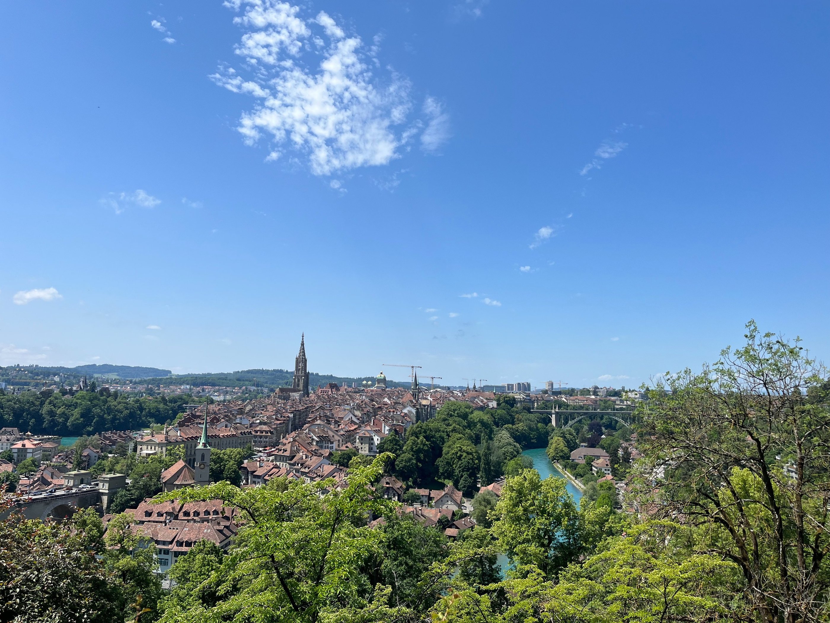 View of Bern from the Rosengarten