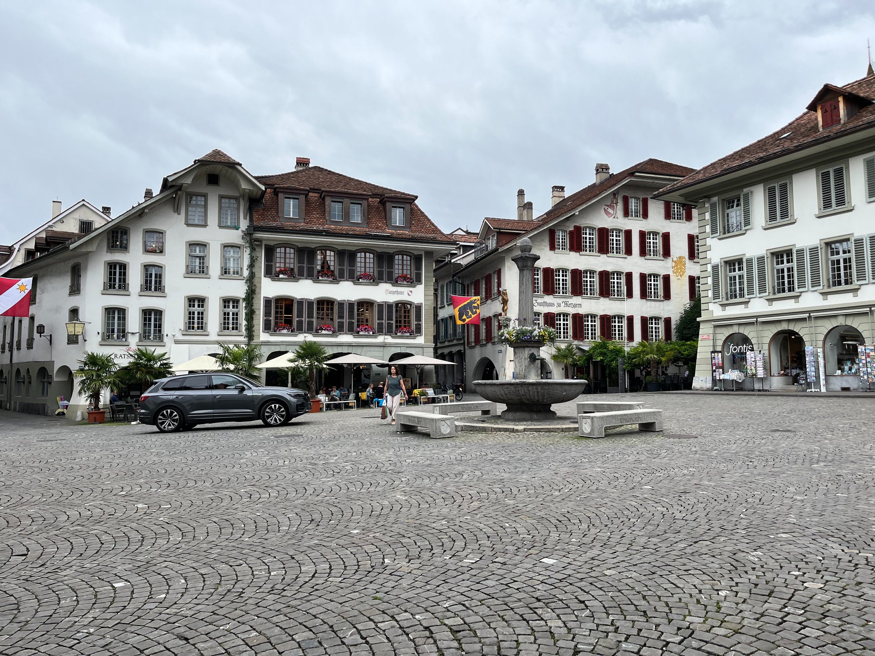 Rathausplatz in Thun Switzerland