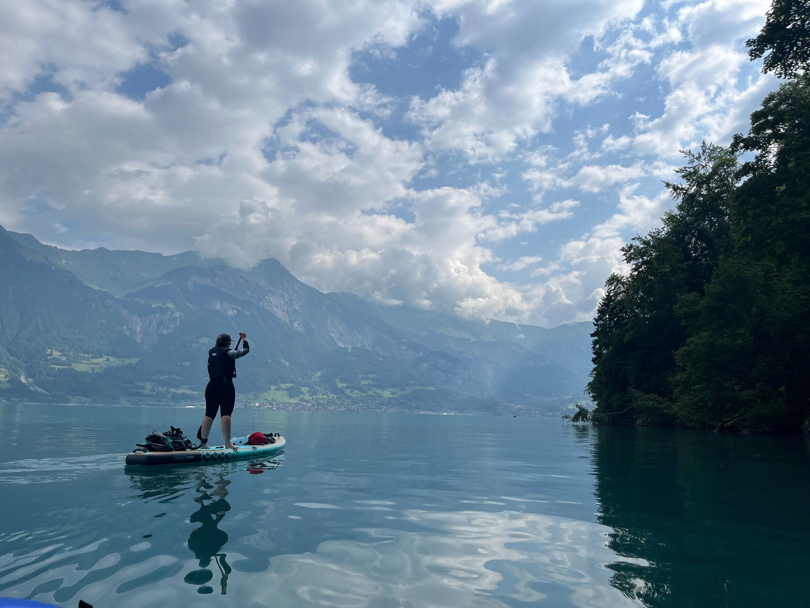 Paddling near Iseltwald