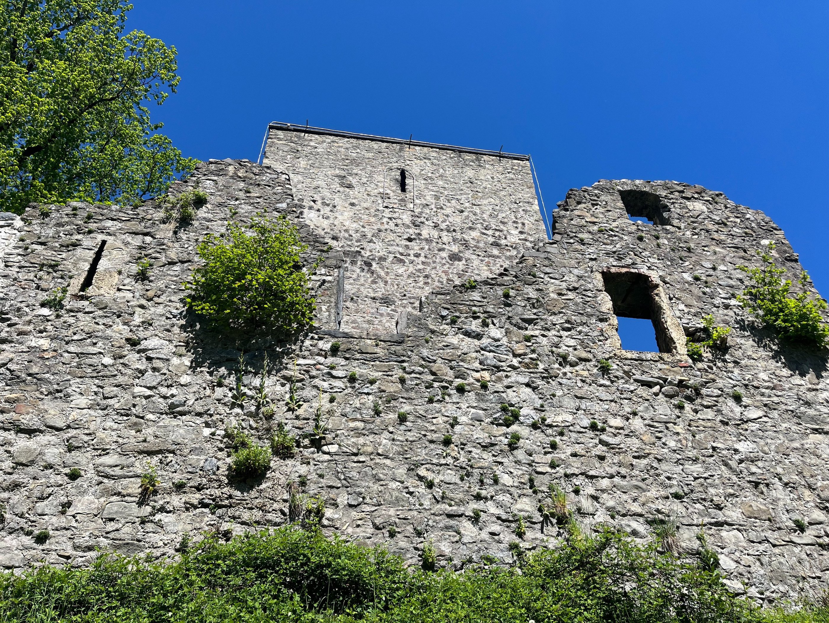 Tellenburg Castle oustide of Frutigen Switzerland