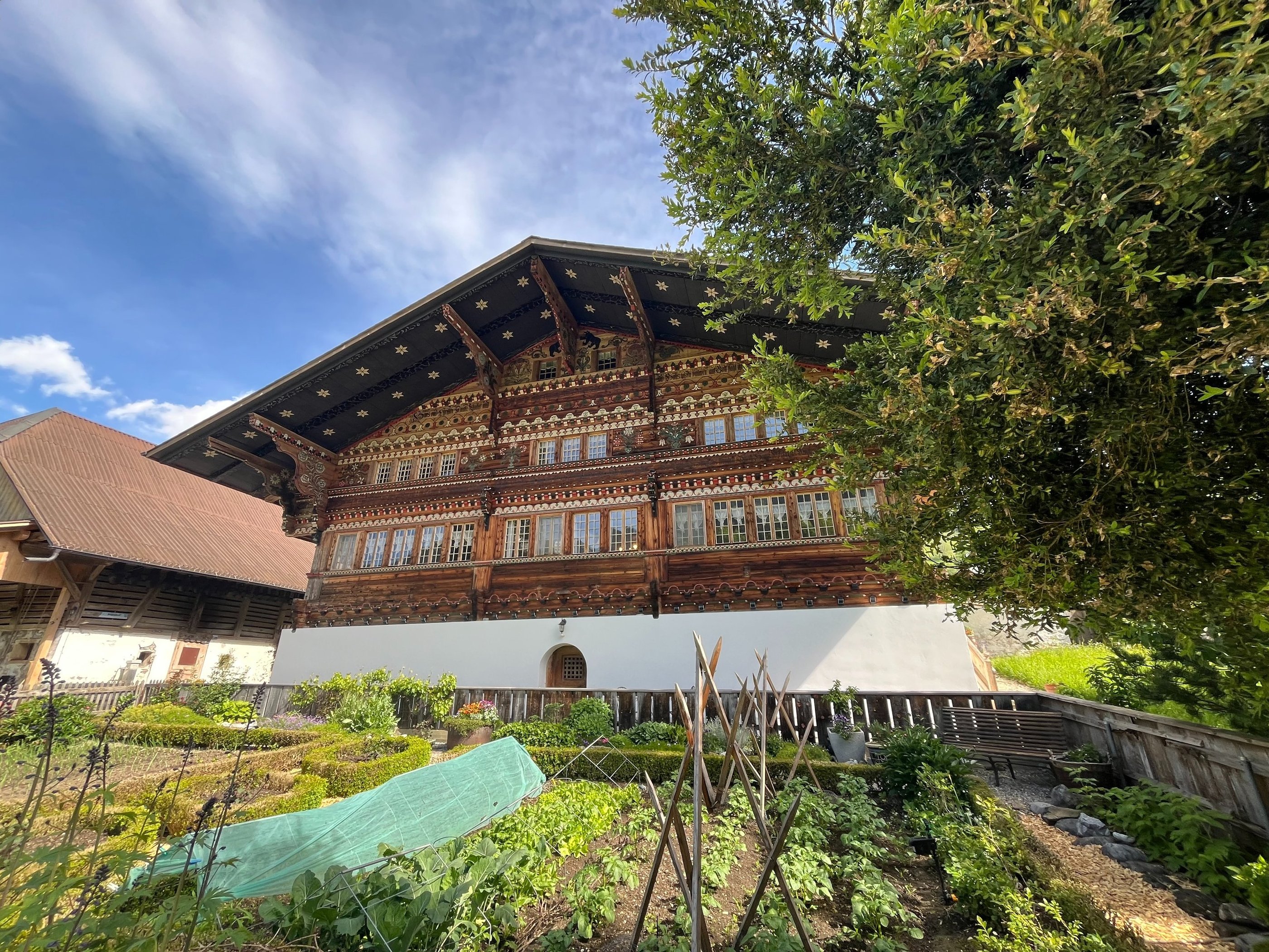 The fantastic Knuttihaus in the Simmental of Switzerland