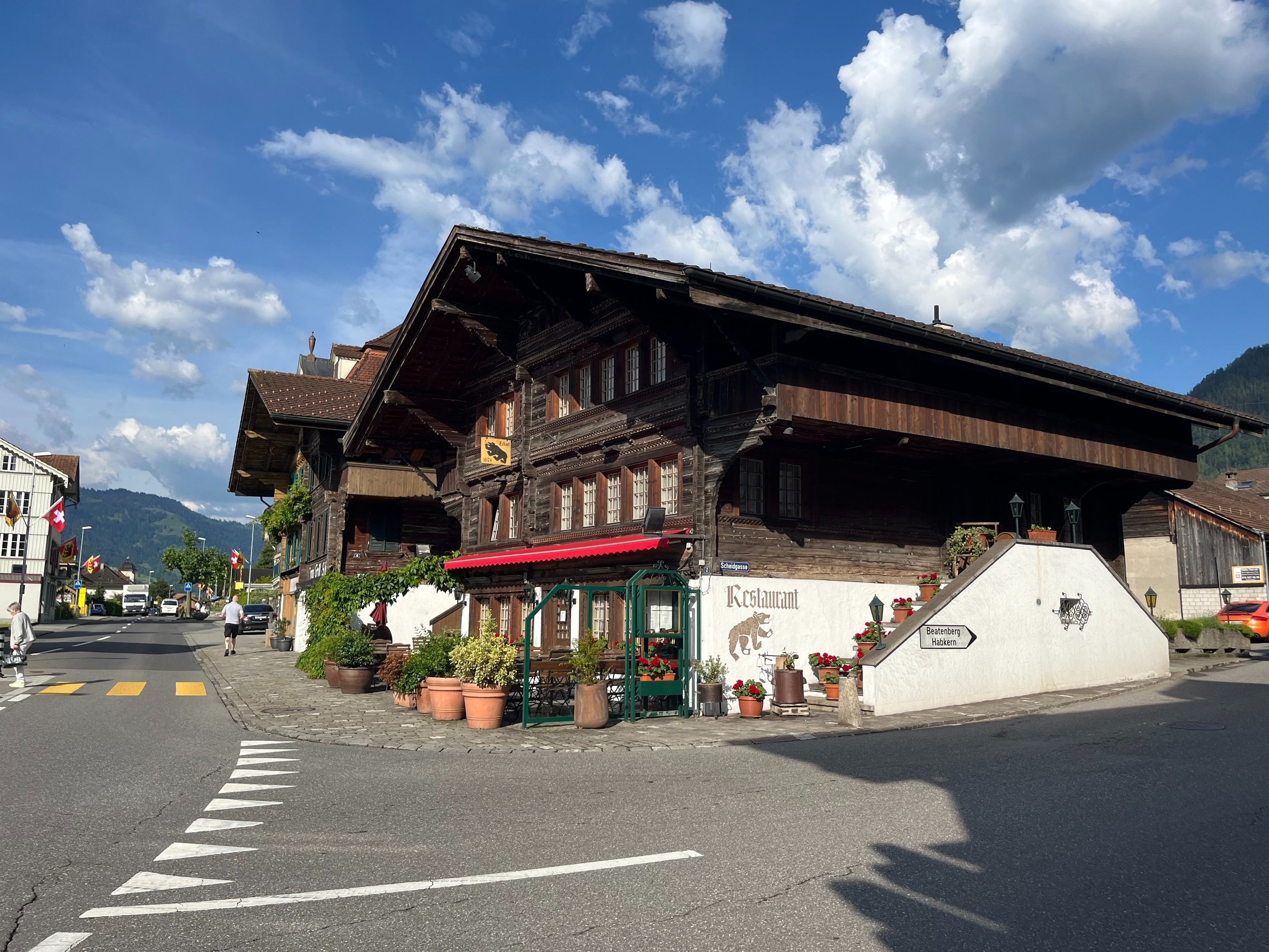 Chalets in Unterseen near Interlaken Switzerland
