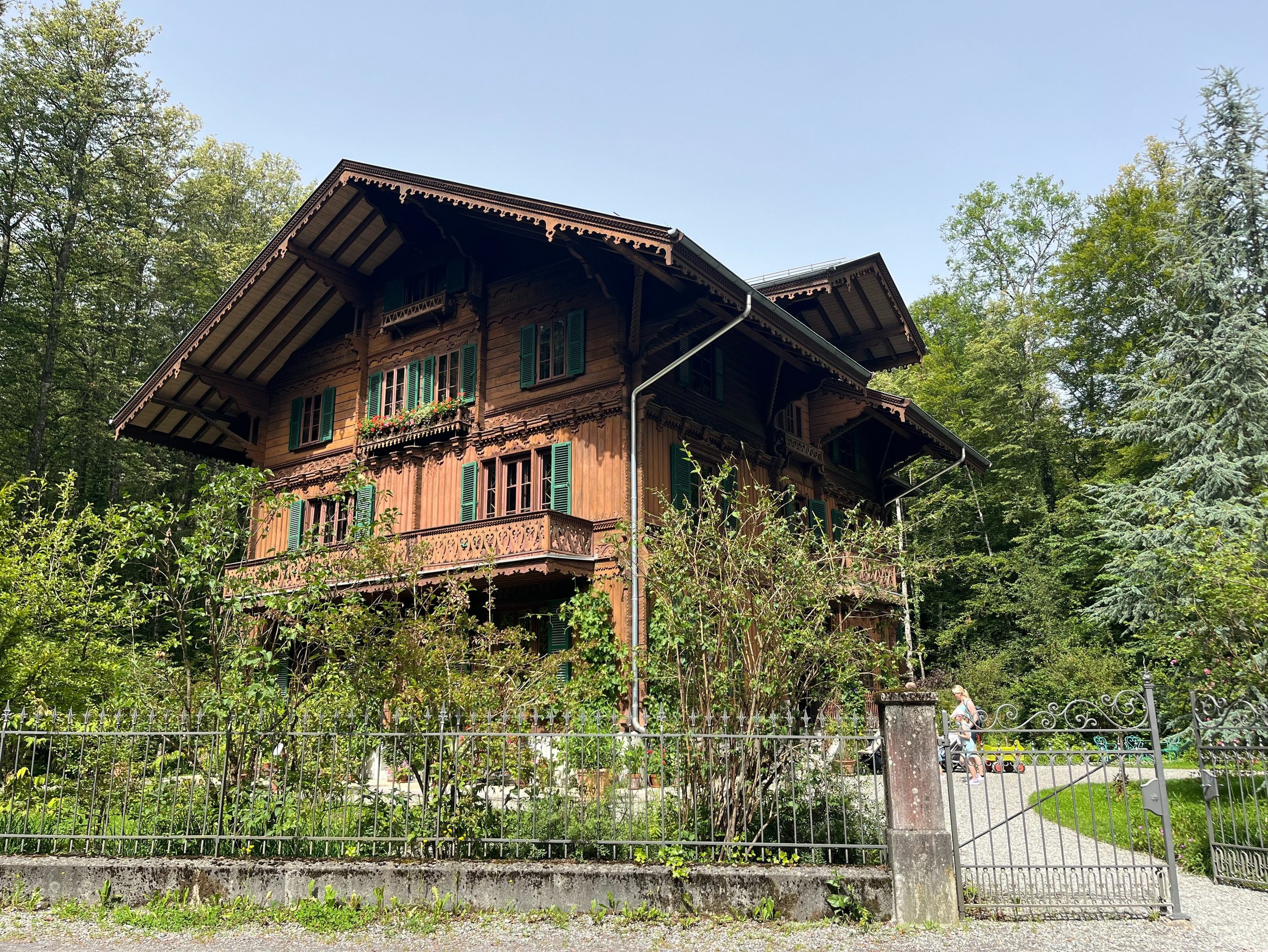A historic Villa at Ballenberg, Switzerland's Open-Air Museum