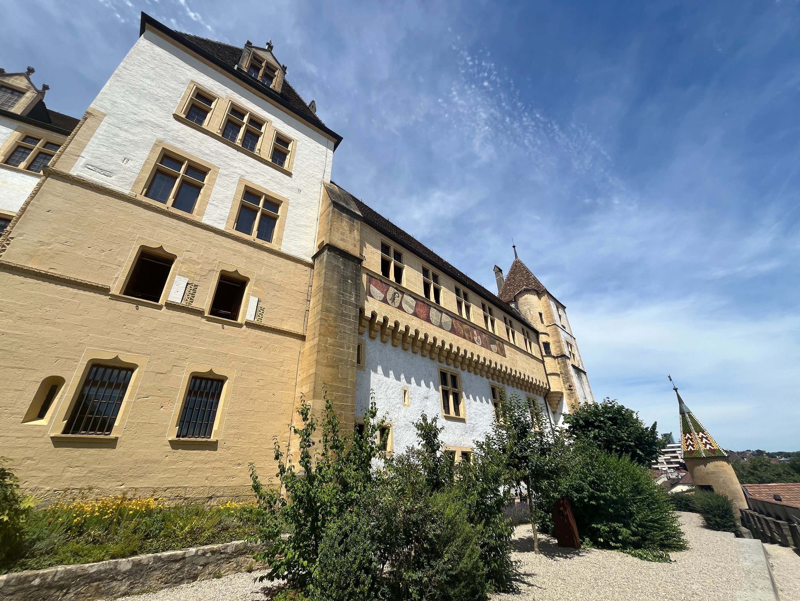 Swiss Cantonal Coat of Arms on the Neuchâtel Castle