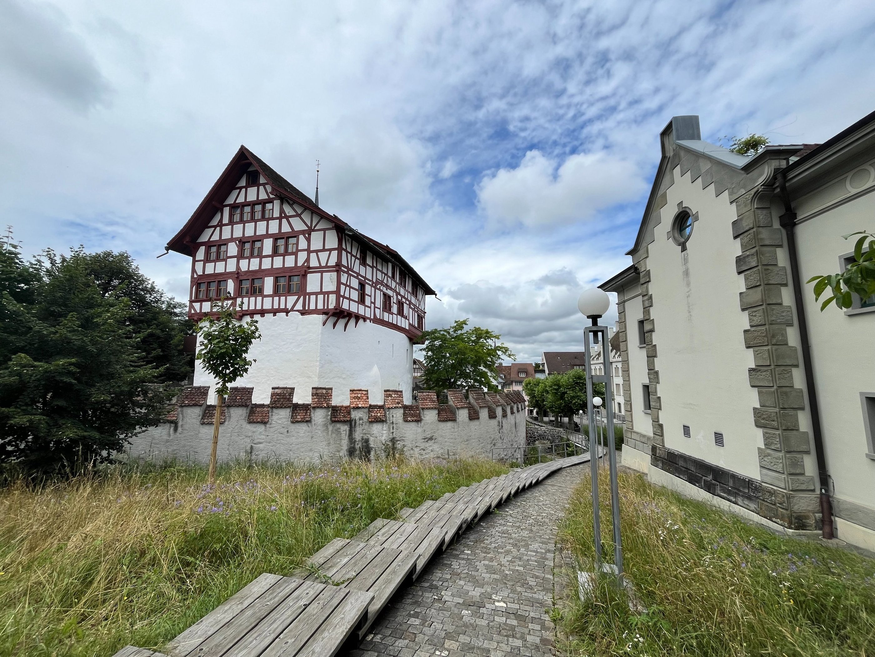 Zug Castle in the Zug, Switzerland Old Town
